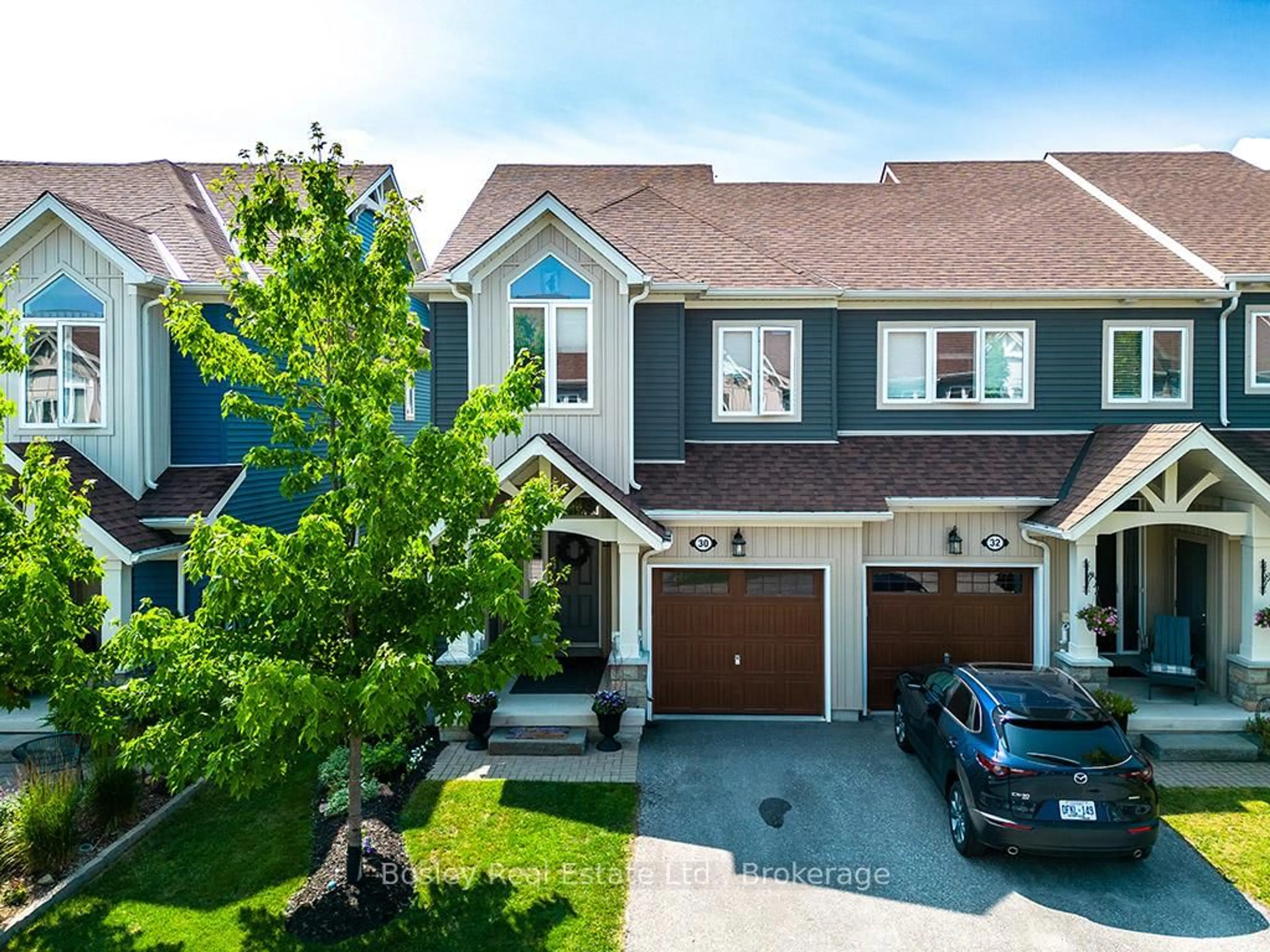 A pic from outside/outdoor area/front of a property/back of a property/a pic from drone, street for 30 Gregory Ave, Collingwood Ontario L9Y 0Z5