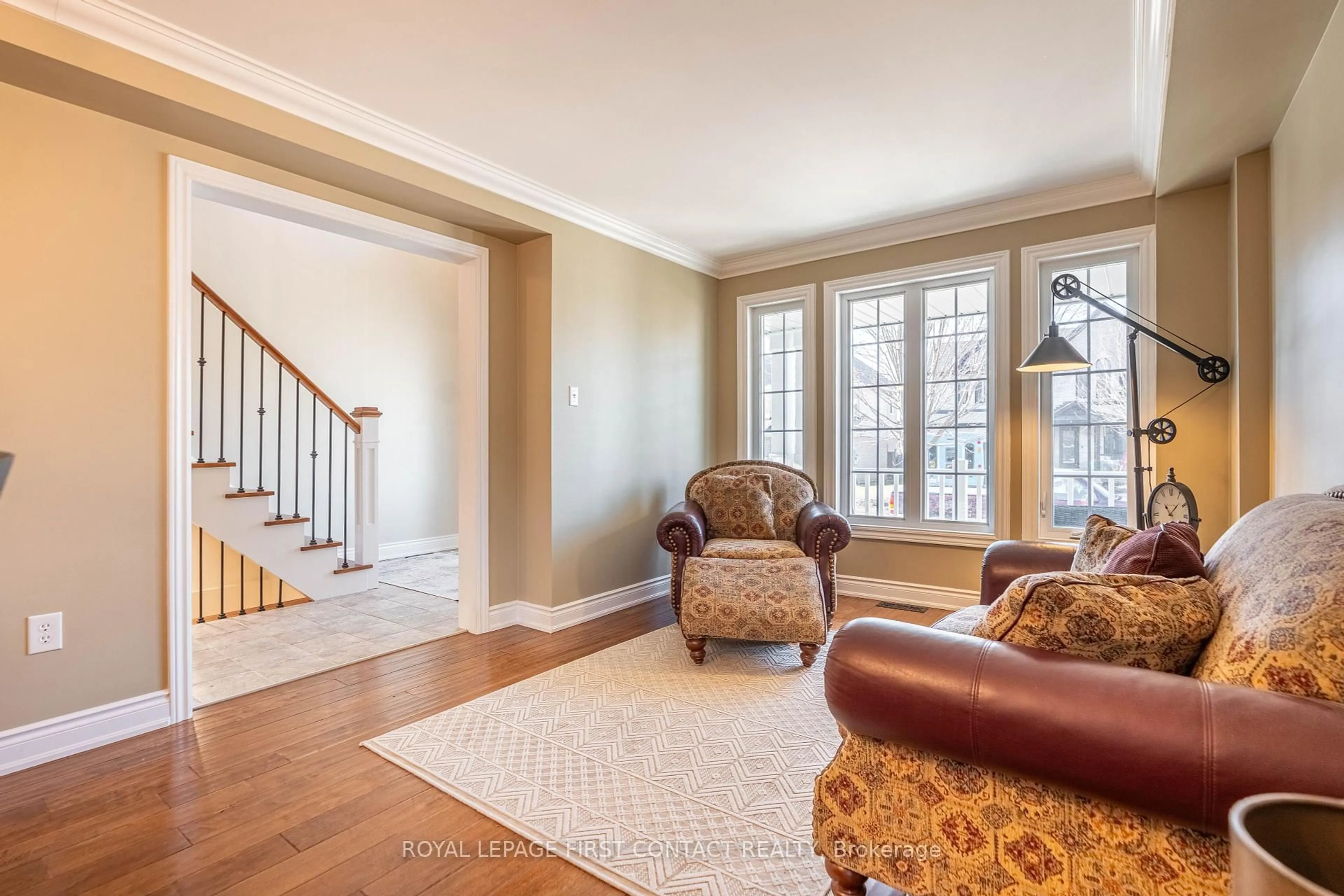 Living room with furniture, unknown for 7 Counsellor Terr, Barrie Ontario L4M 7H1