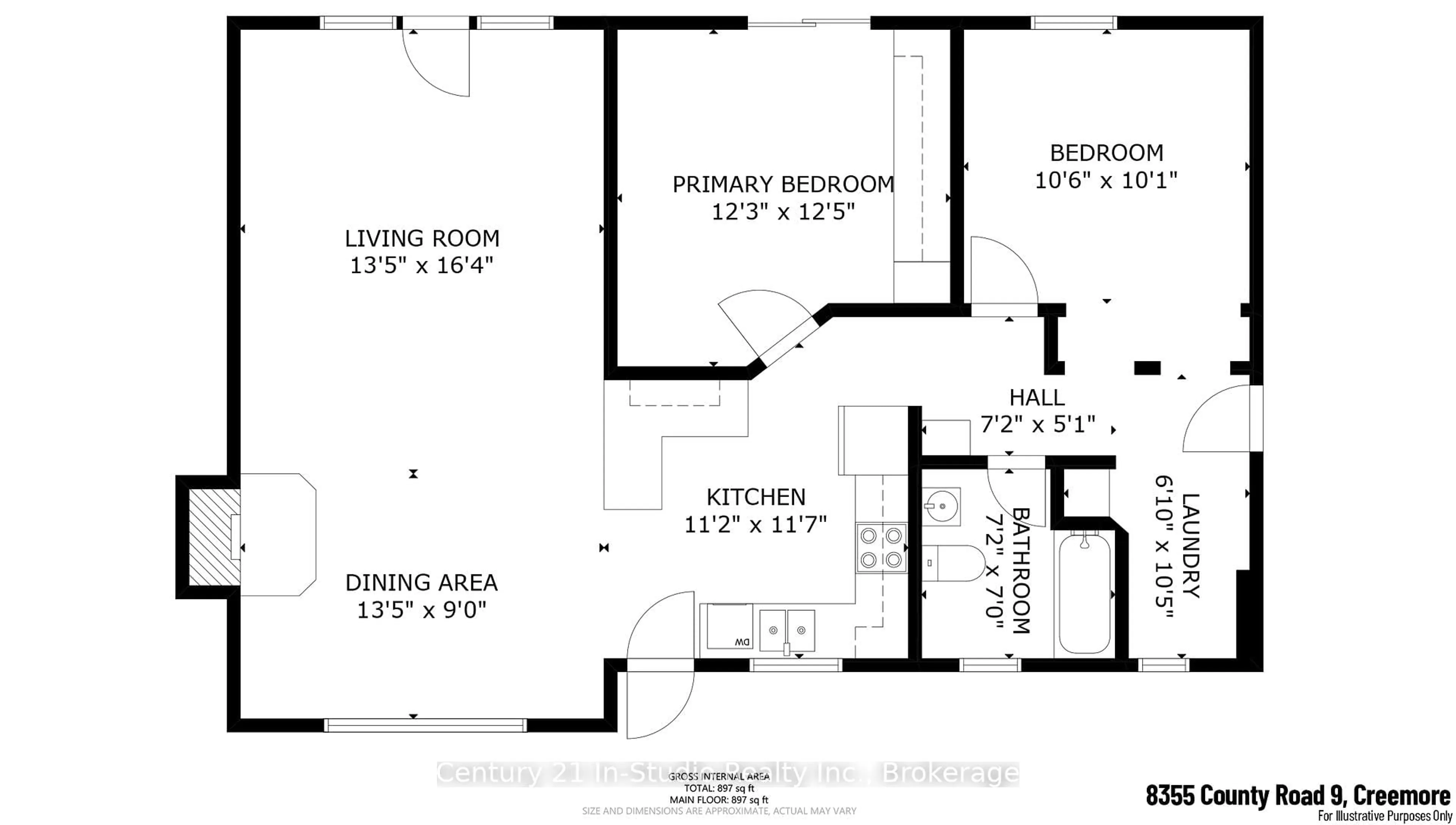 Floor plan for 8355 County 9 Rd, Clearview Ontario L0M 1G0