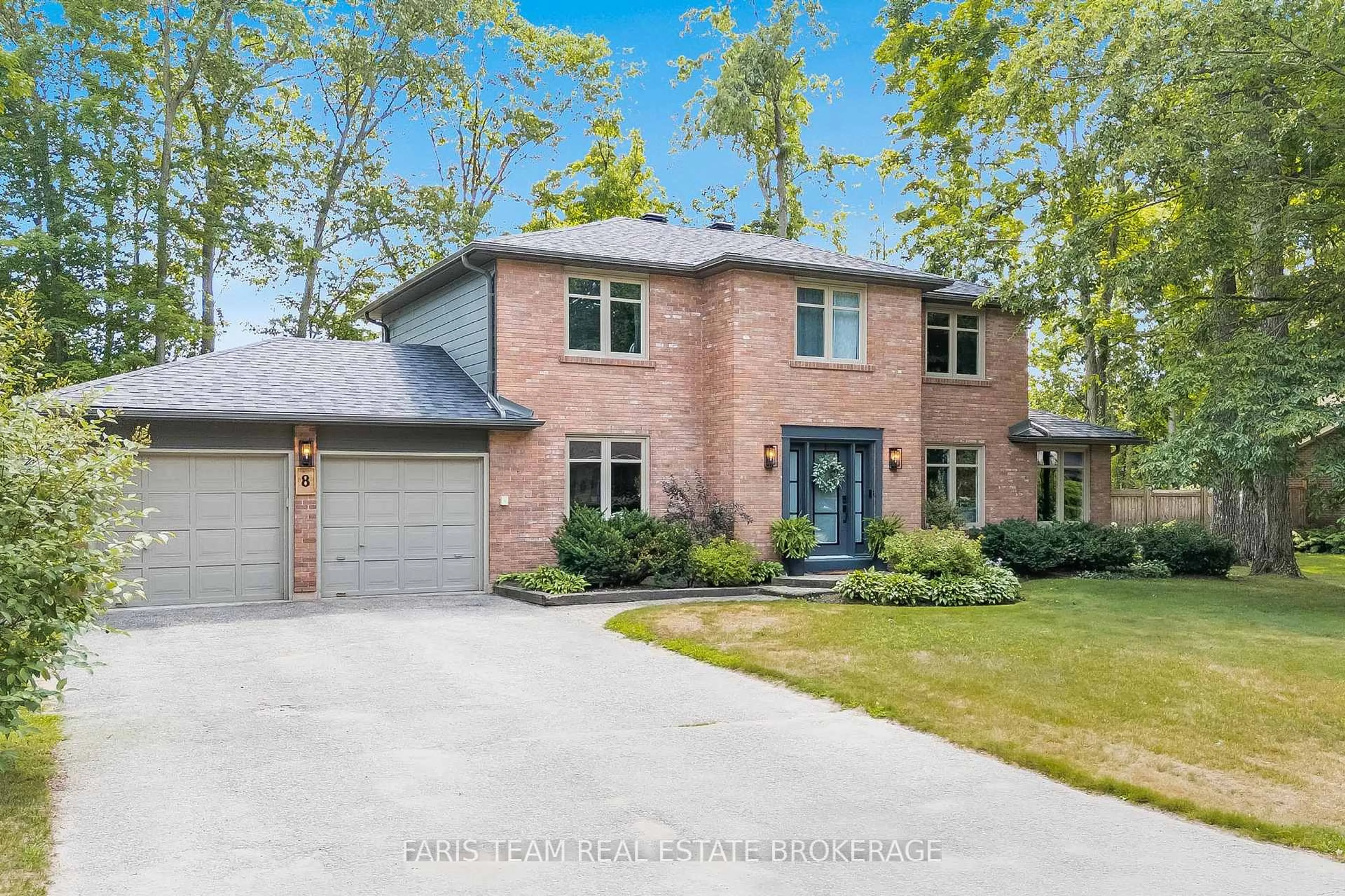 Home with brick exterior material, street for 8 Malta Cres, Springwater Ontario L9X 0P2