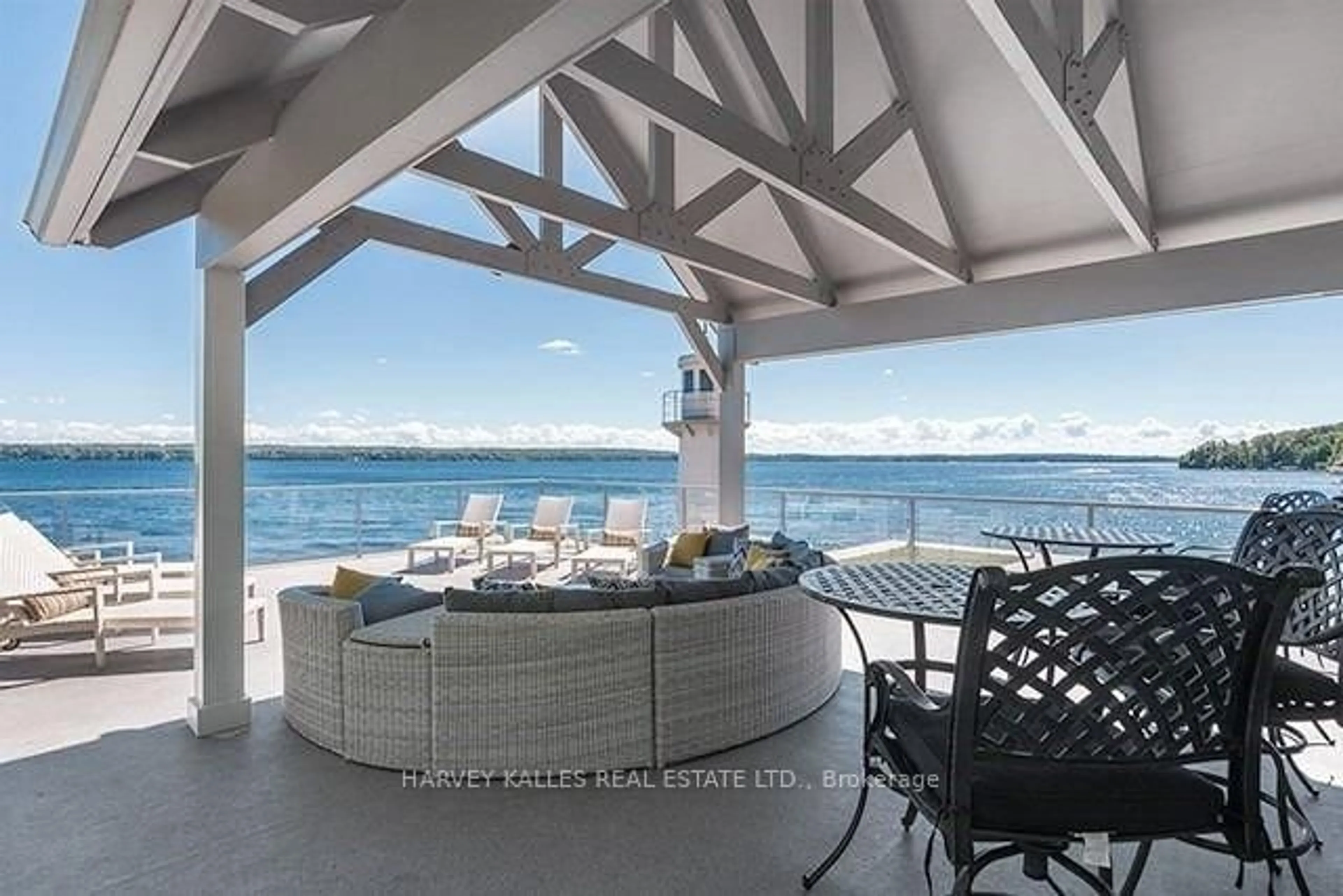 Patio, water/lake/river/ocean view for 2653 Ridge Rd, Oro-Medonte Ontario L0L 2L0