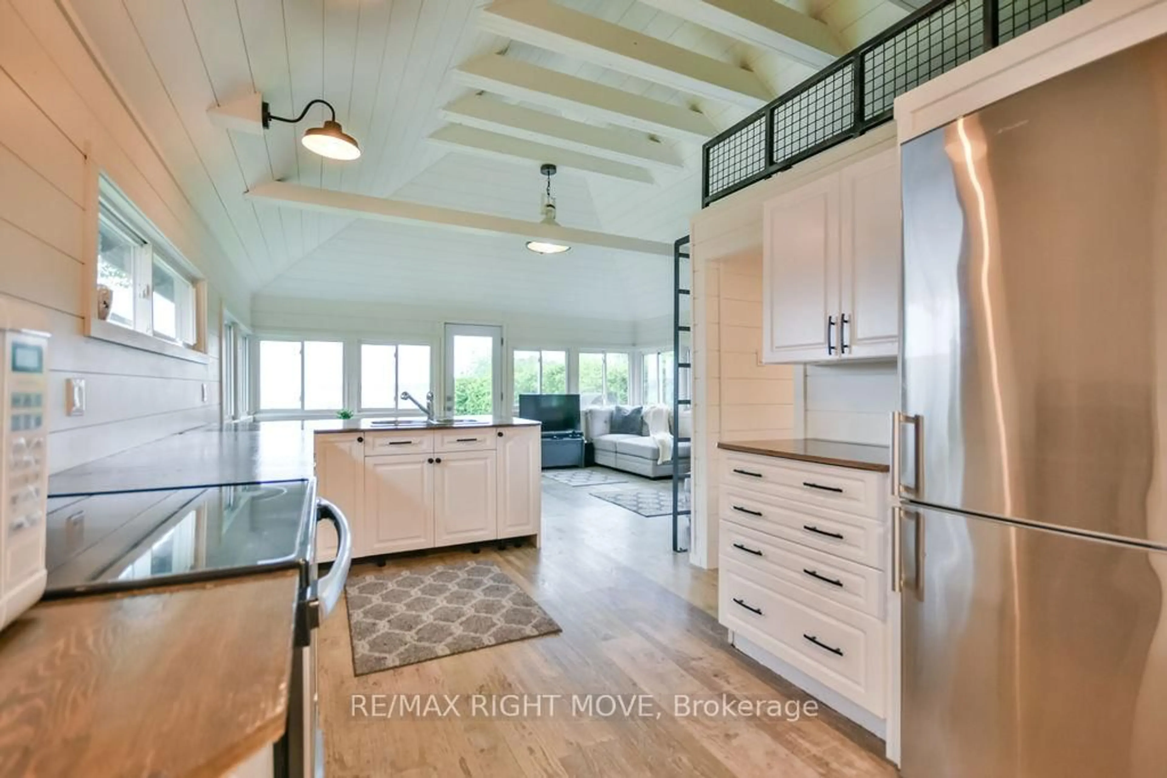 Open concept kitchen, unknown for 4458 Plum Point Rd, Ramara Ontario L3V 0L4
