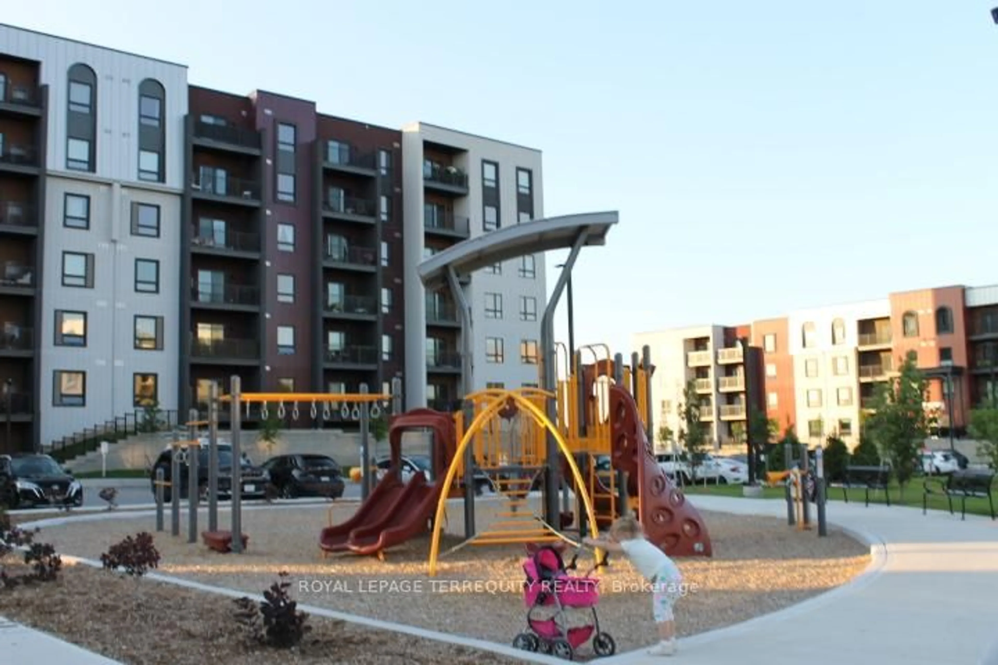 Patio, building for 6 Spice Way #102, Barrie Ontario L9J 0J9