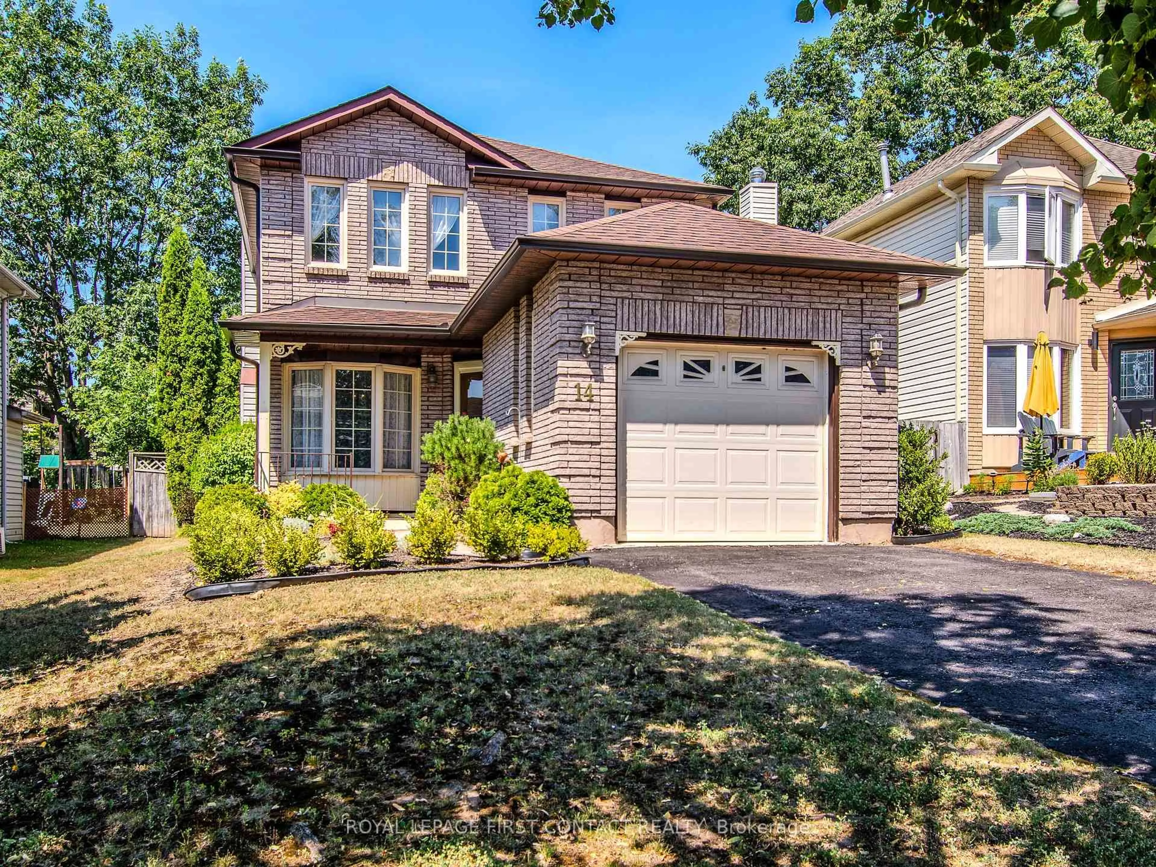Home with brick exterior material, street for 14 Carr Dr, Barrie Ontario L4N 6N3