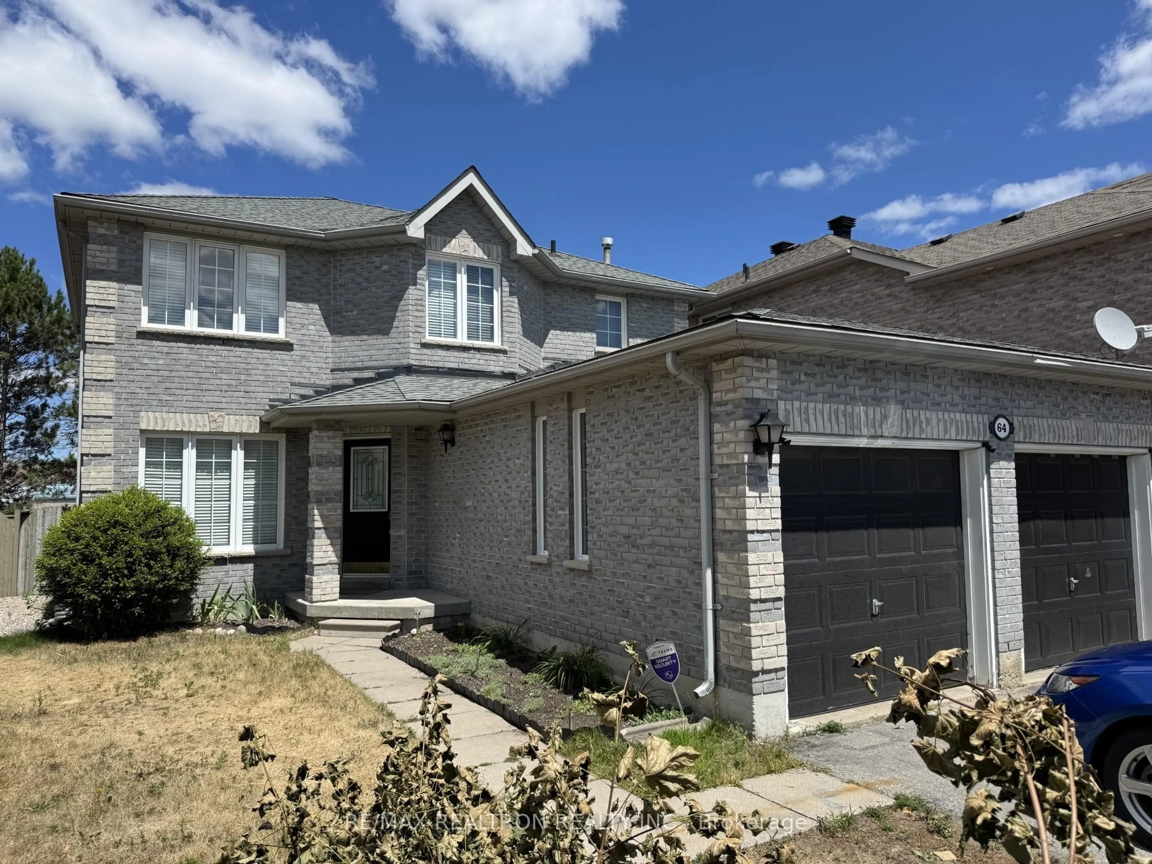 Home with brick exterior material, street for 64 Stoneybrook Cres, Barrie Ontario L4N 0A6