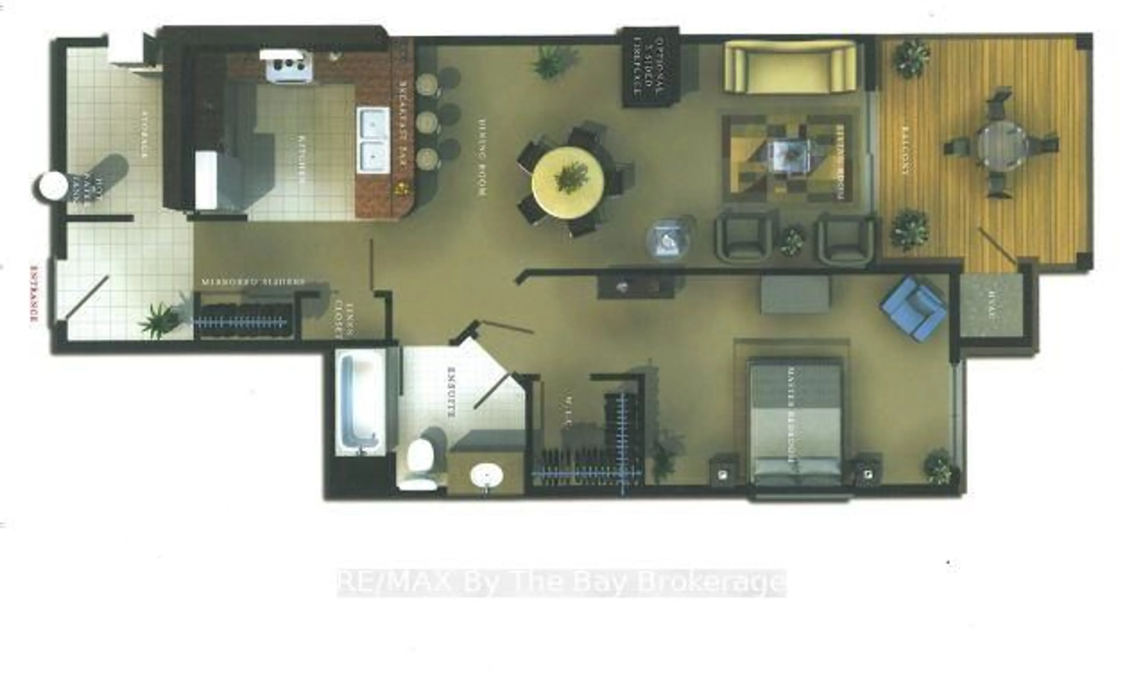 Floor plan for 50 Mulligan Lane #312, Wasaga Beach Ontario L9Z 0C5