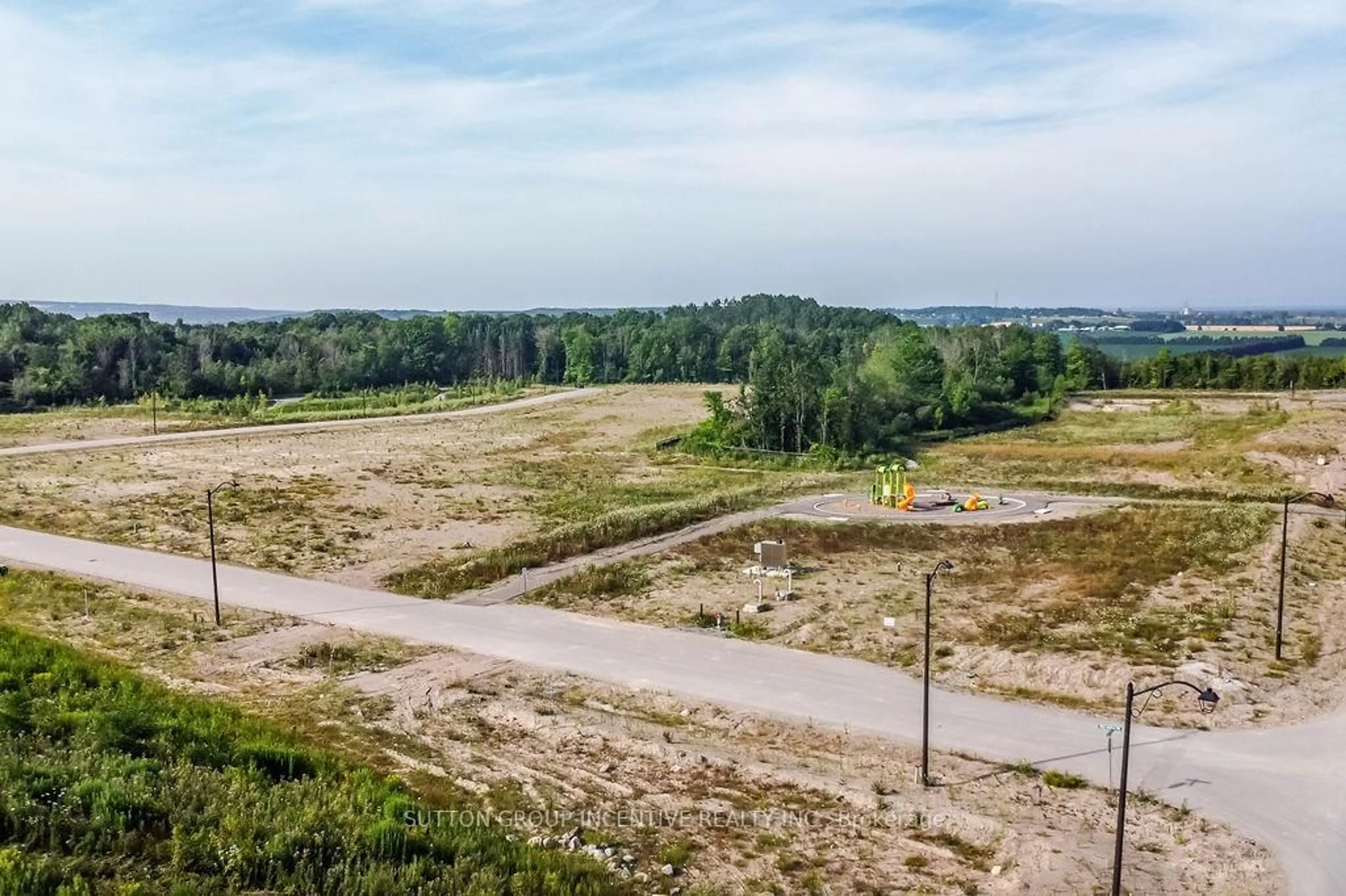 A pic from outside/outdoor area/front of a property/back of a property/a pic from drone, water/lake/river/ocean view for Lot 3 Cottonwood St, Springwater Ontario L0L 1Y2
