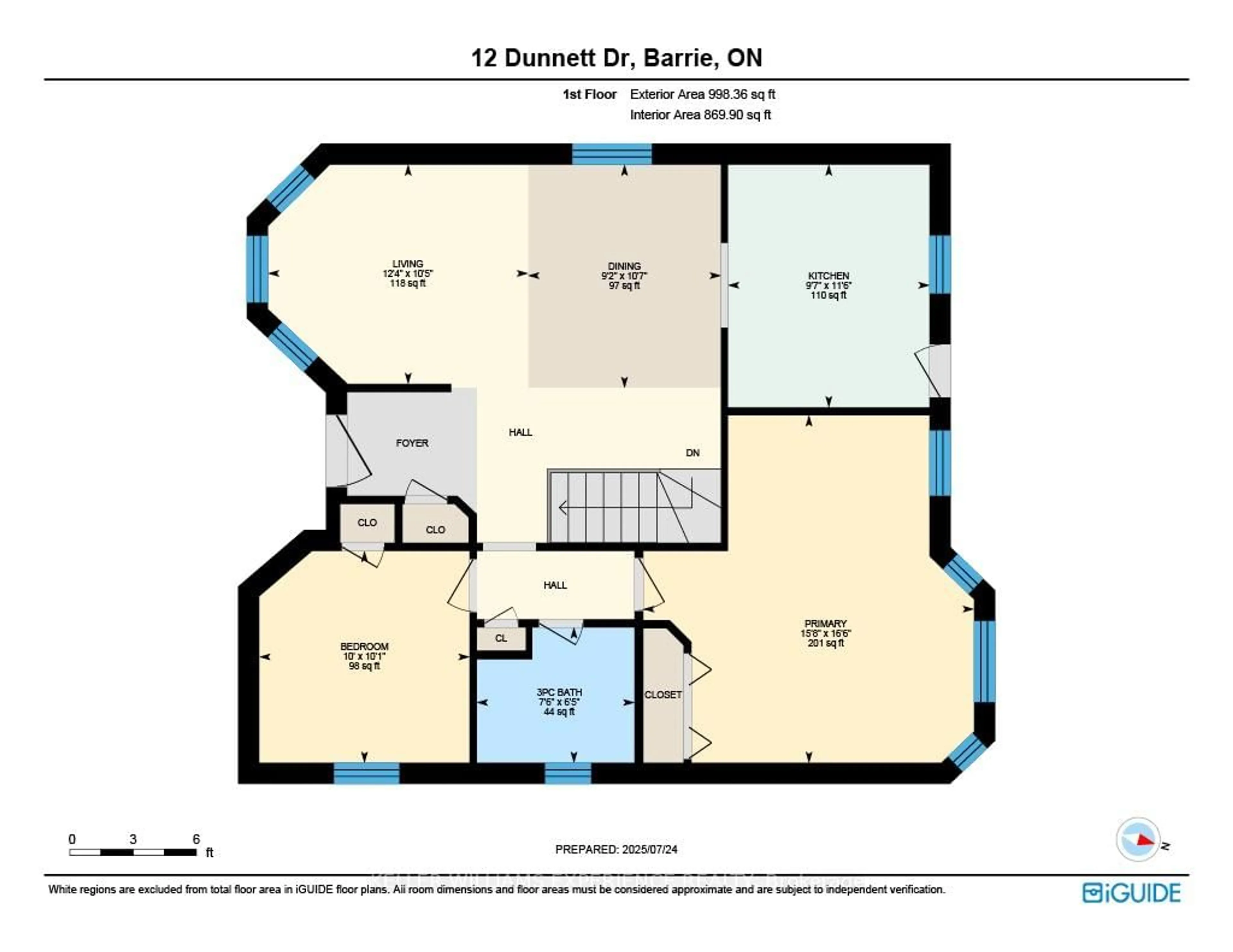 Floor plan for 12 Dunnett Dr, Barrie Ontario L4N 0H9