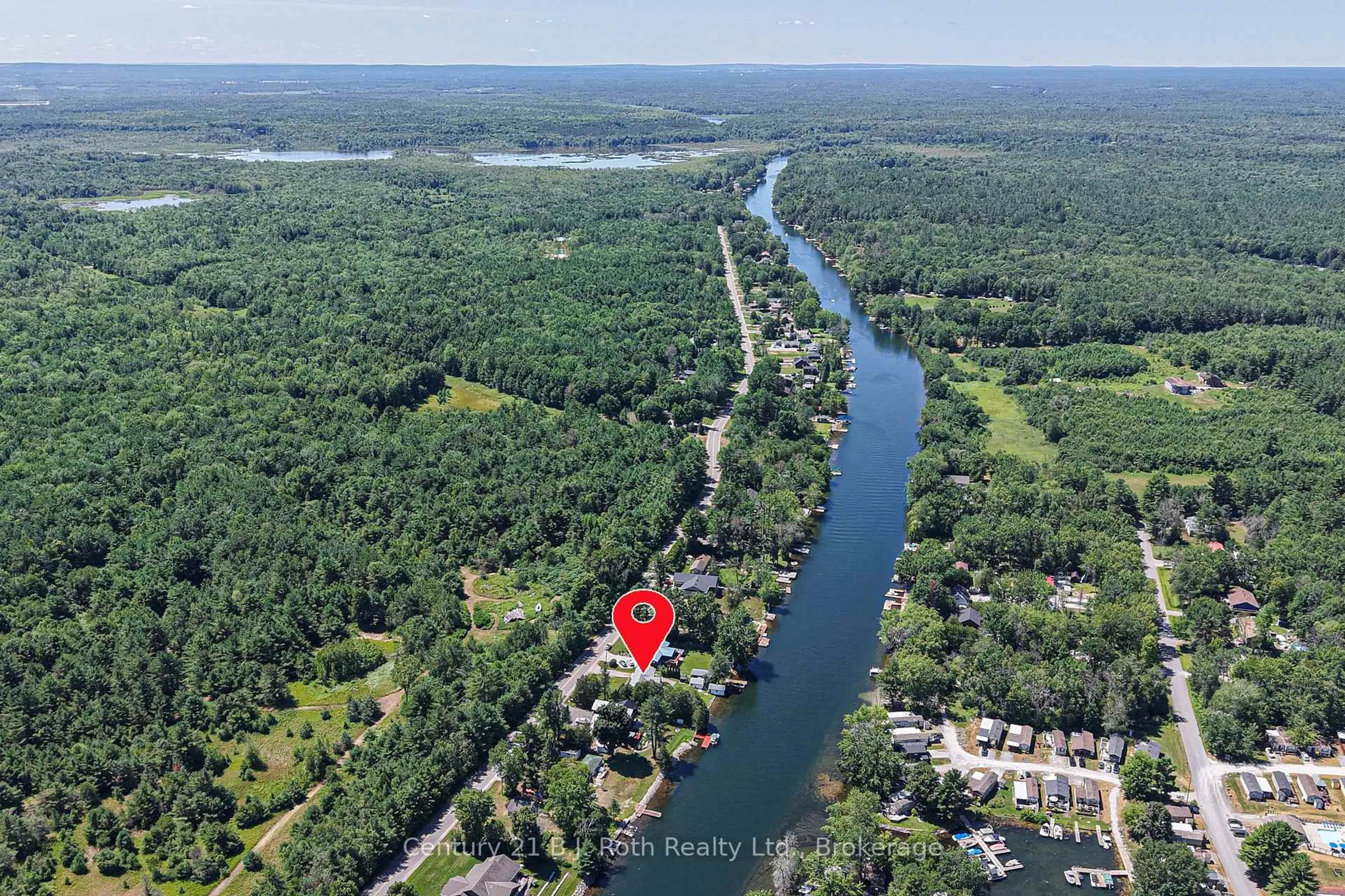 Picture of a map for 4202 Canal Rd, Severn Ontario L0K 2B0