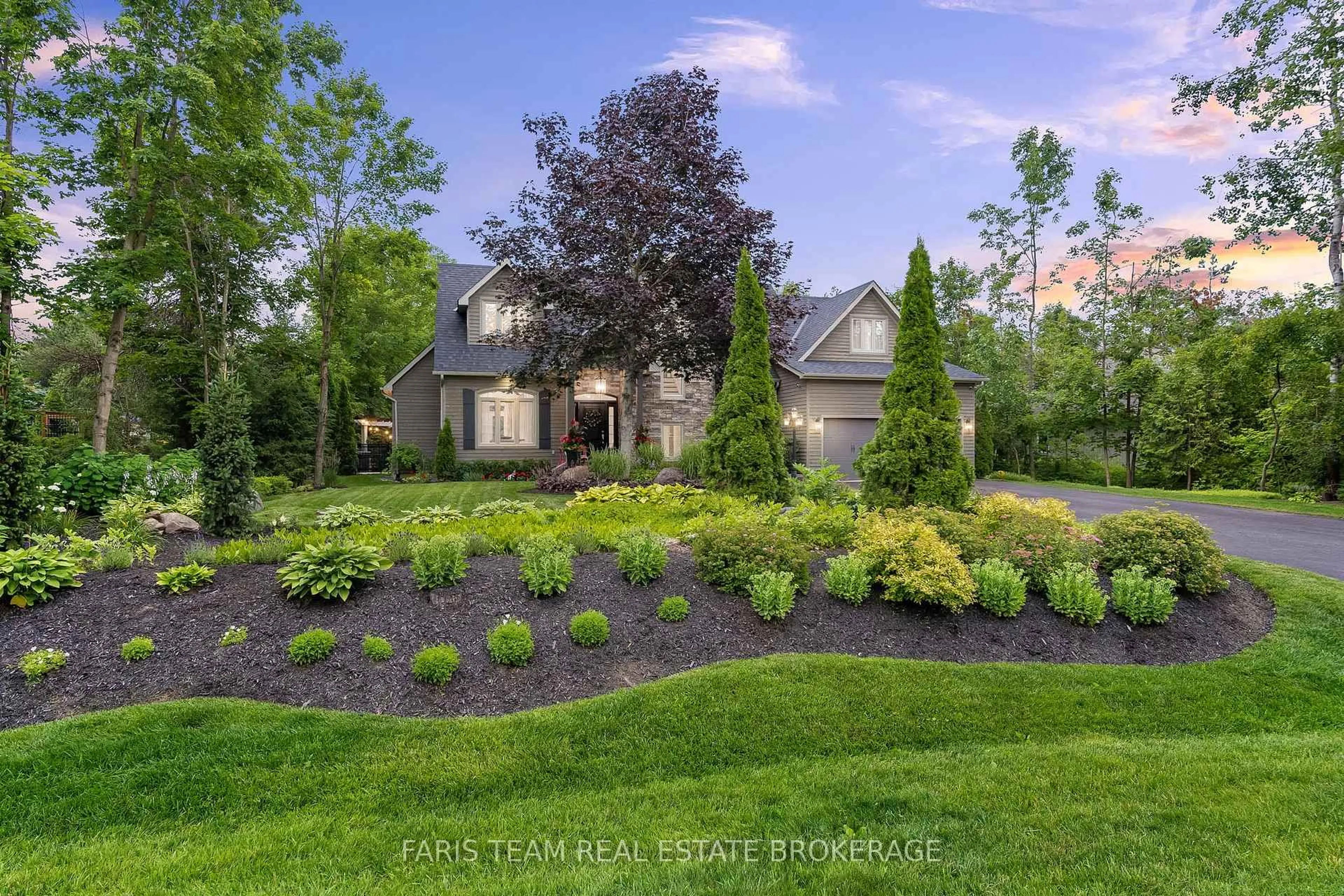 A pic from outside/outdoor area/front of a property/back of a property/a pic from drone, street for 42 Alpine Way, Oro-Medonte Ontario L0L 2L0