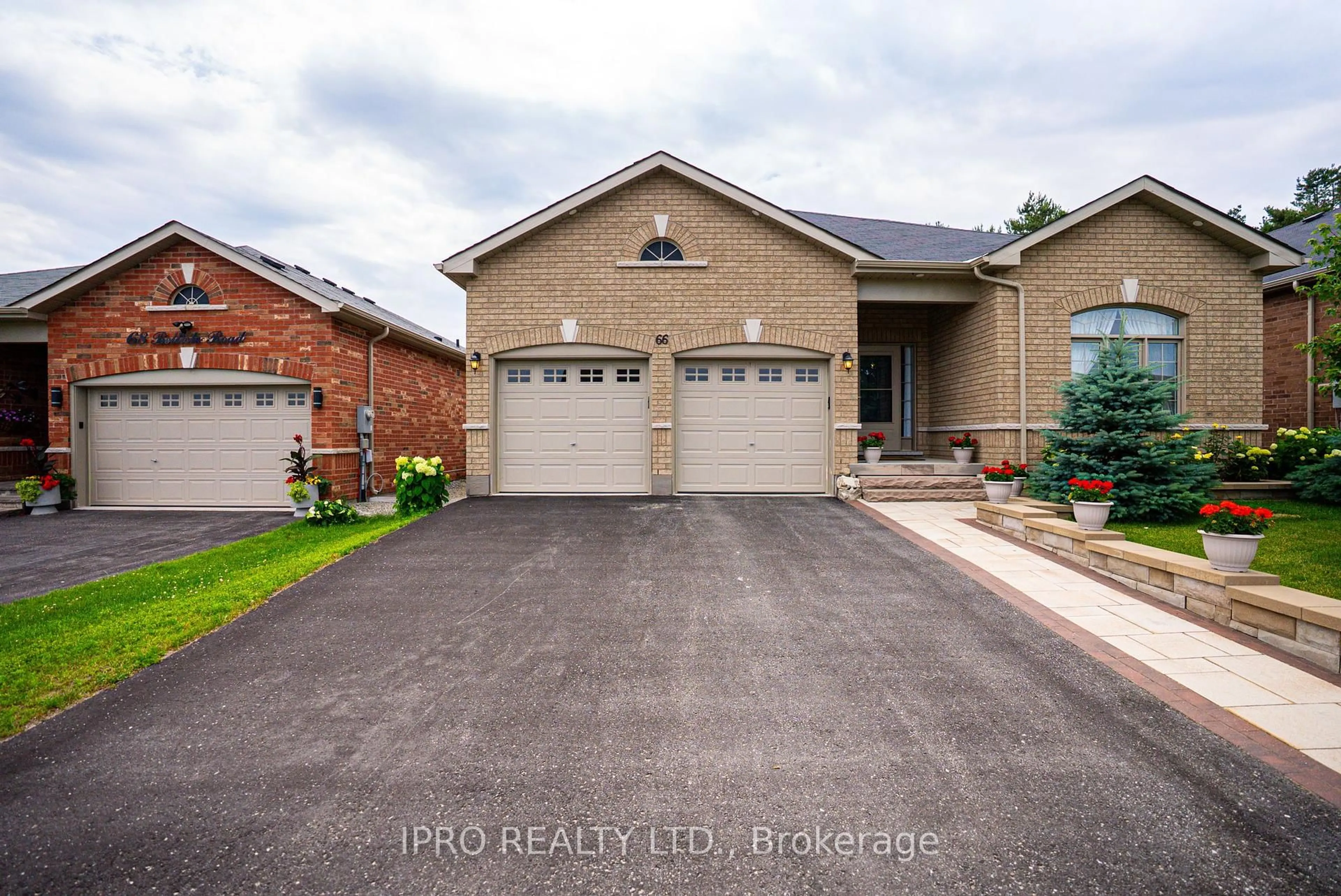 Home with brick exterior material, street for 66 Bellisle Rd, Penetanguishene Ontario L9M 0V6