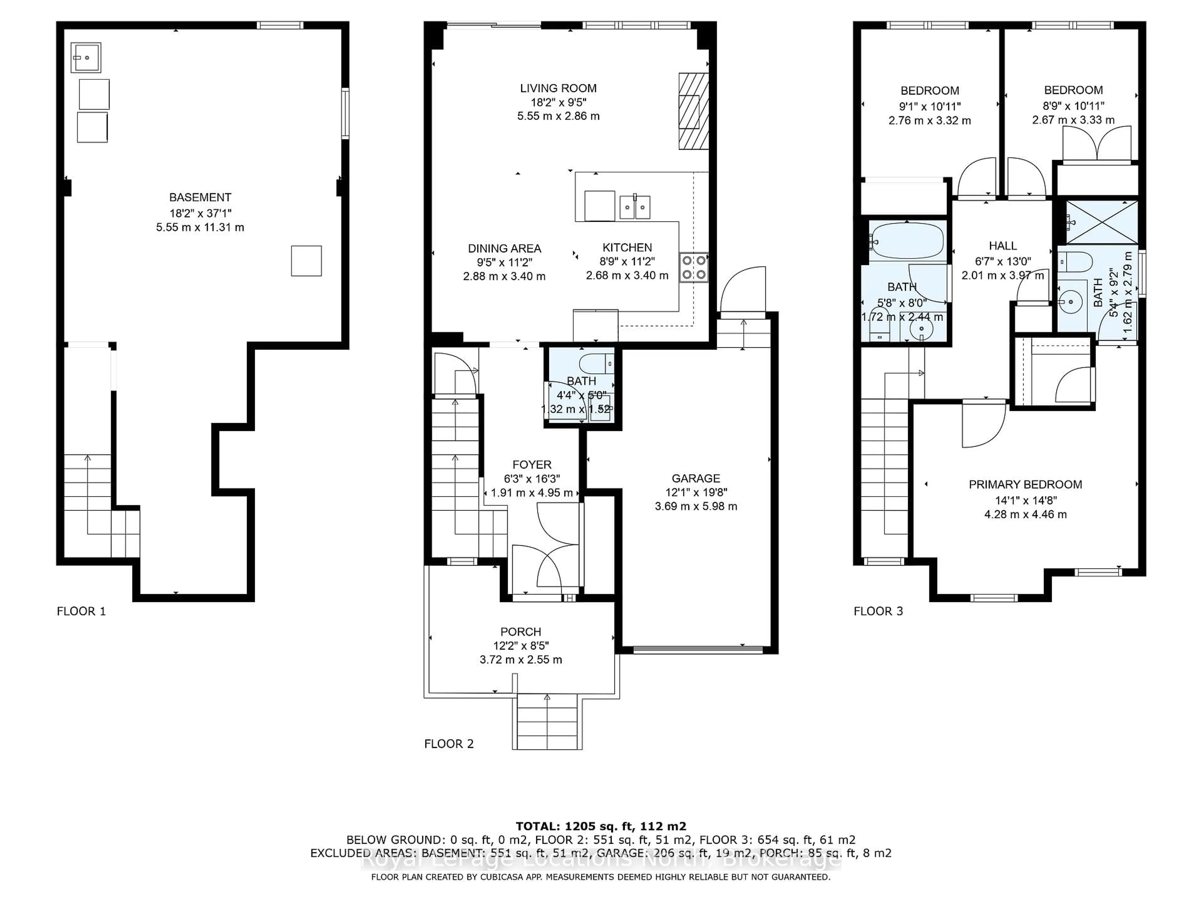 Floor plan for 14 Bailey St, Collingwood Ontario L9Y 3W8