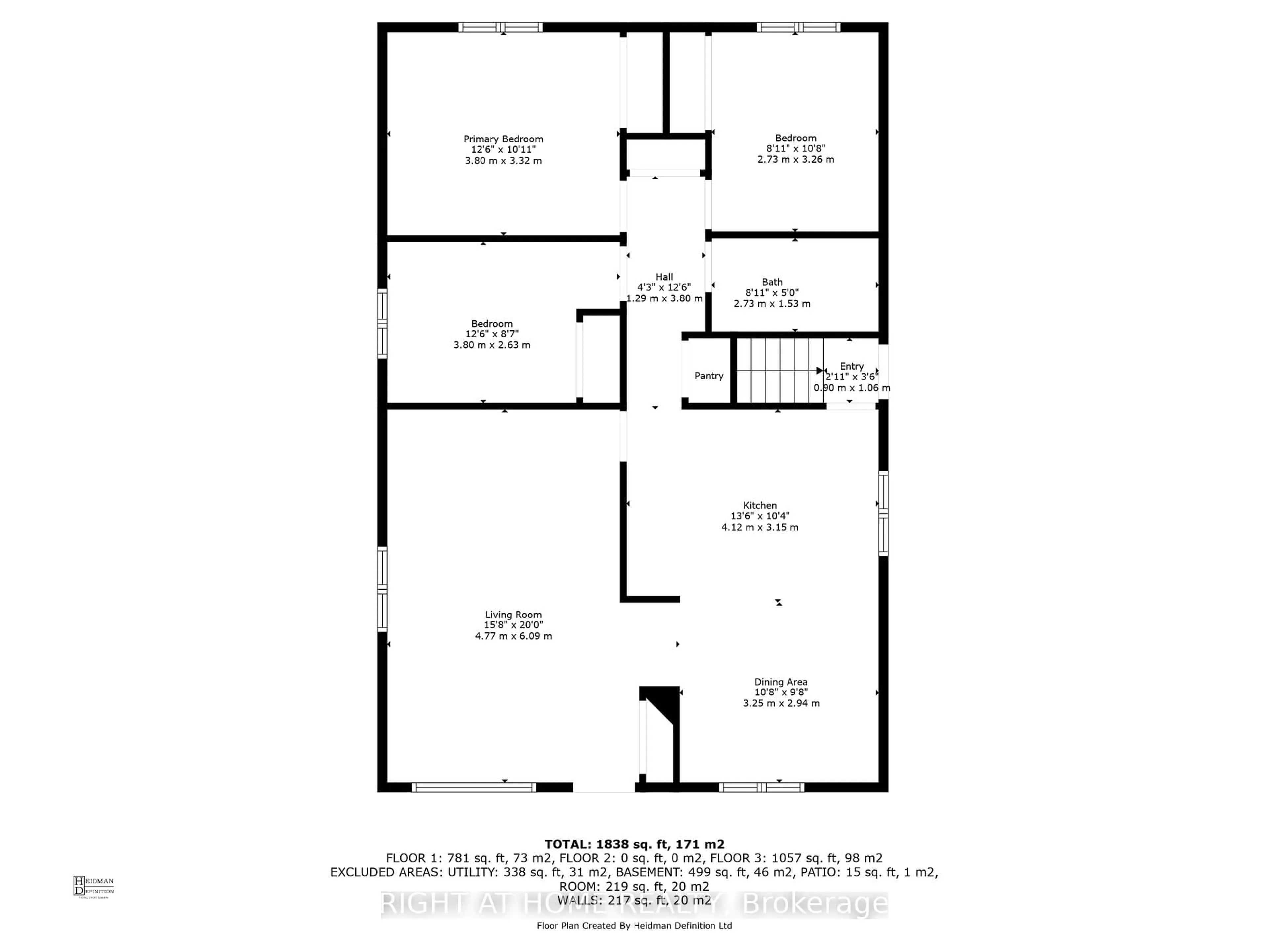 Floor plan for 138 Simcoe St, Orillia Ontario L3V 1G9