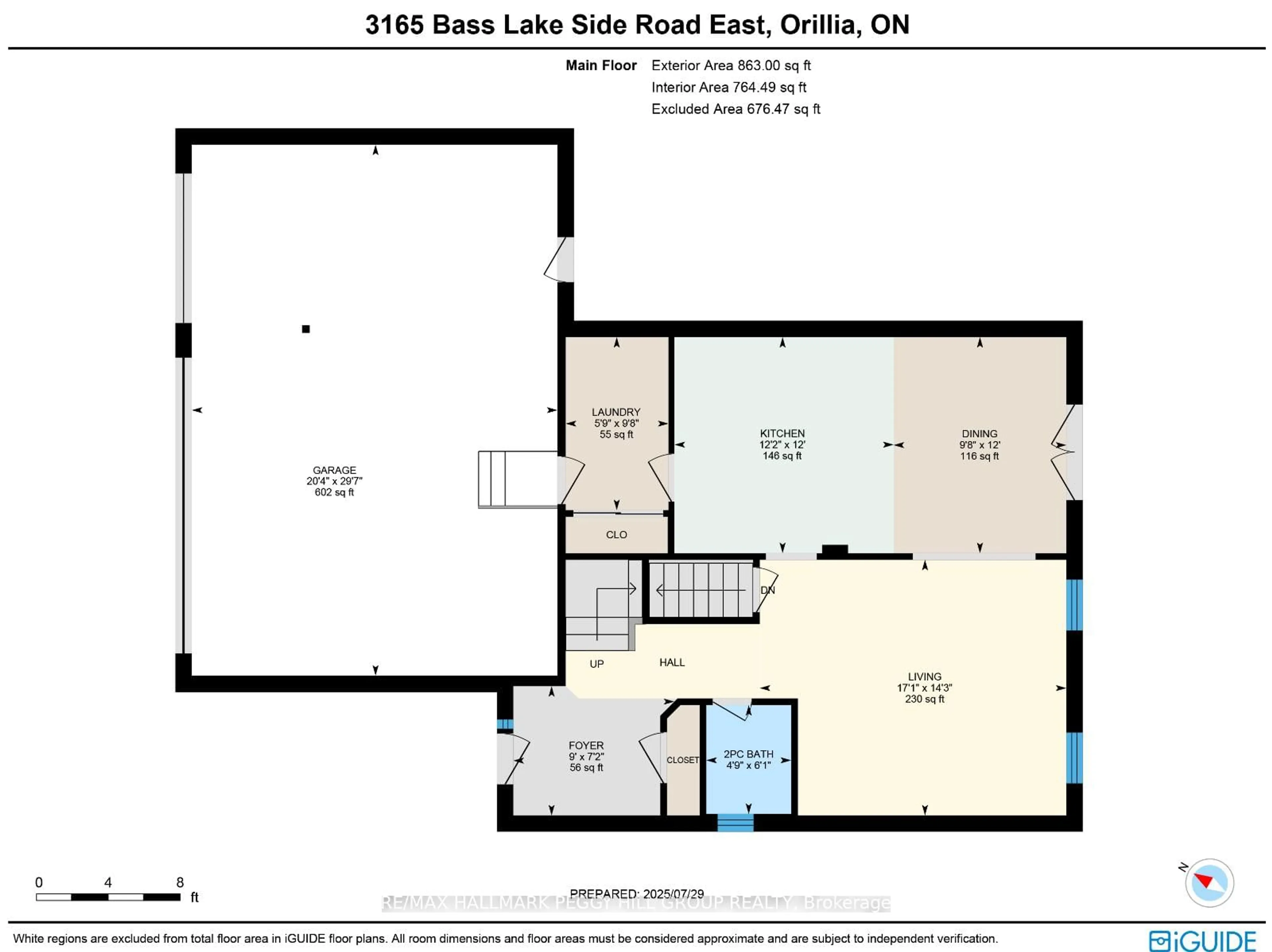 Floor plan for 3165 Bass Lake Sdrd, Orillia Ontario L3V 7Y7