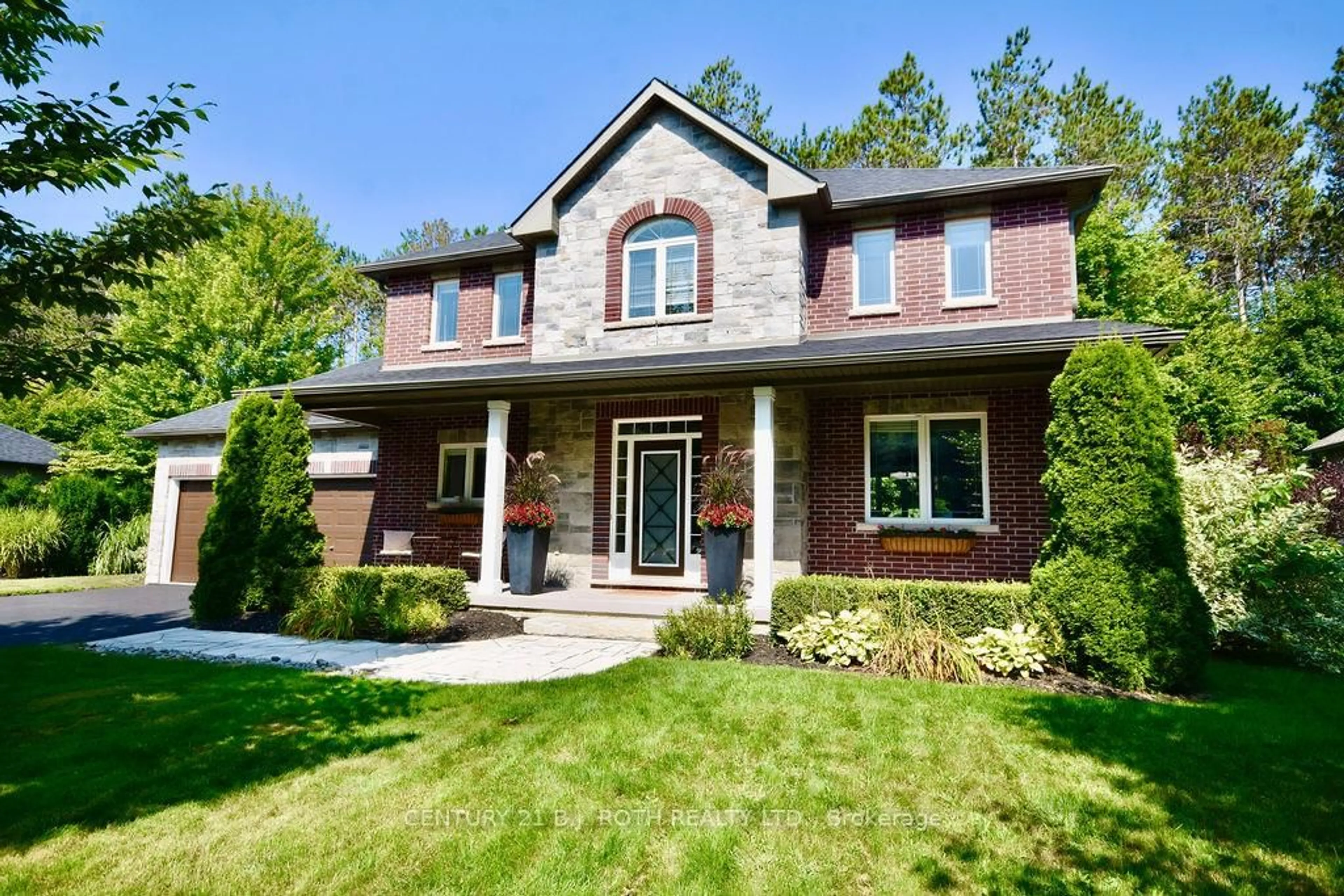 Home with brick exterior material, street for 12 Lloyd Cook Dr, Springwater Ontario L0L 1Y3