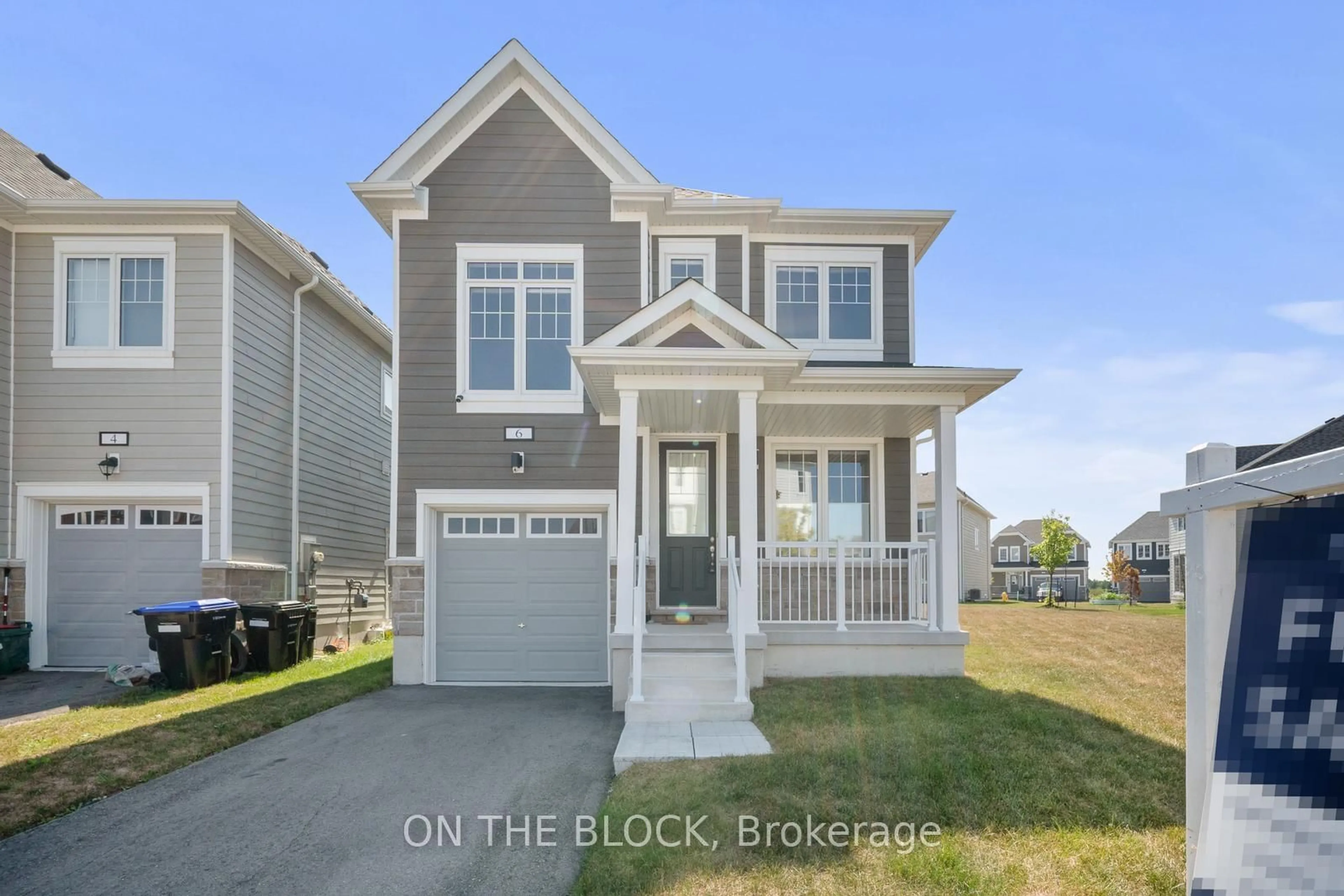 Home with brick exterior material, street for 6 Courtland Way, Wasaga Beach Ontario L9Z 0K2