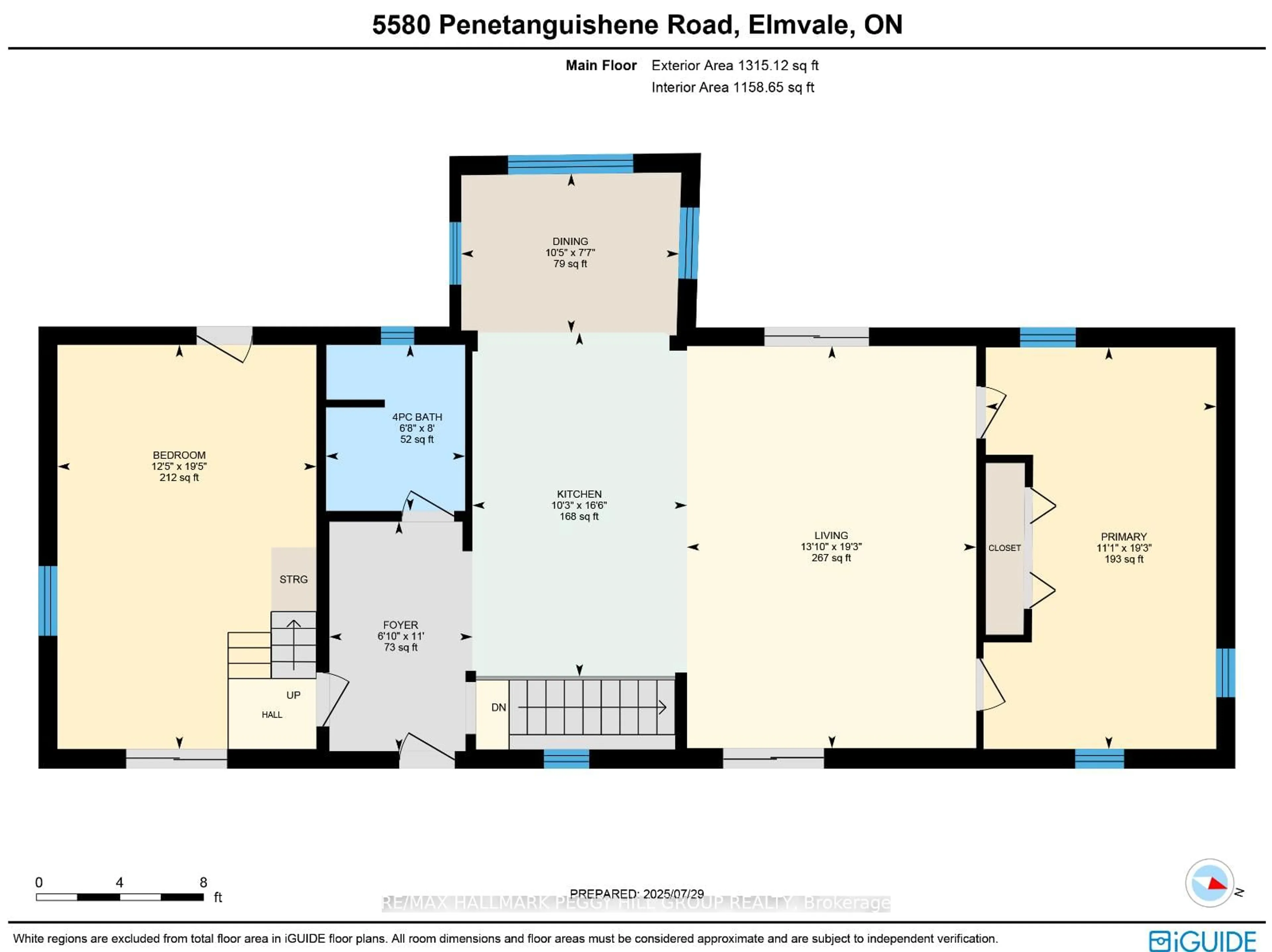 Floor plan for 5580 Penetanguishene Rd, Springwater Ontario L0L 1P0
