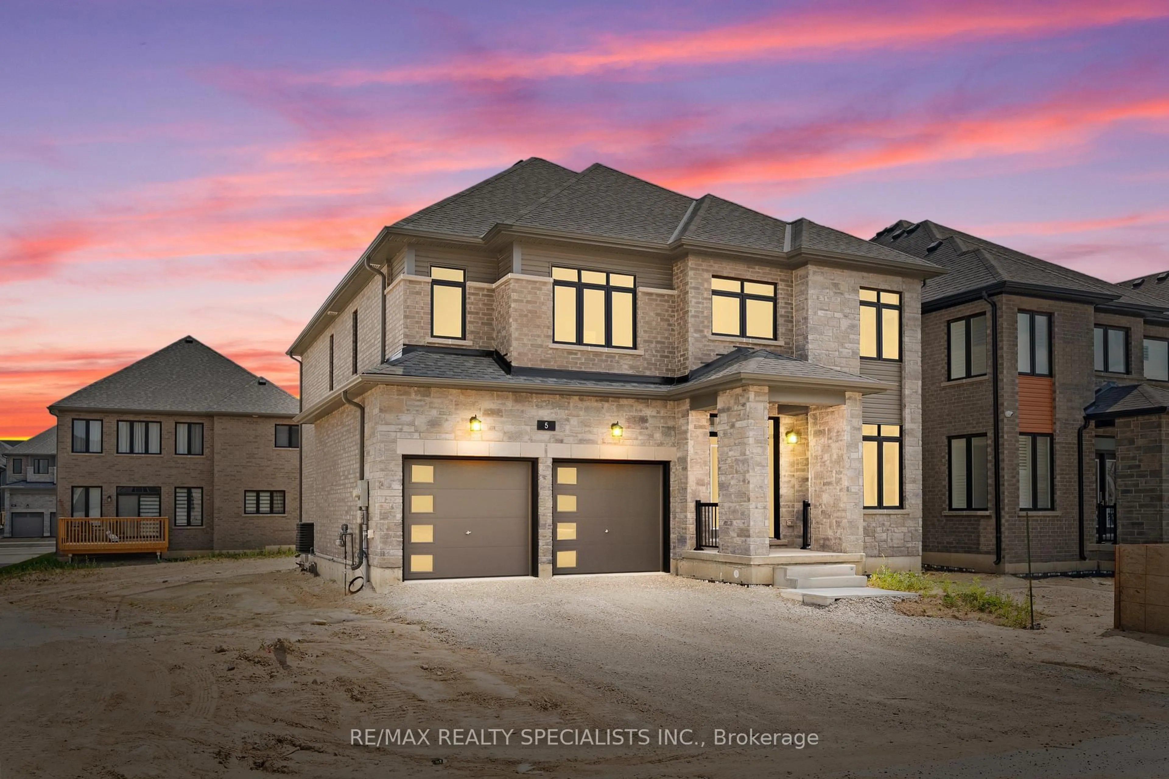 Home with brick exterior material, street for 5 Winery Way, Barrie Ontario L9J 0C2