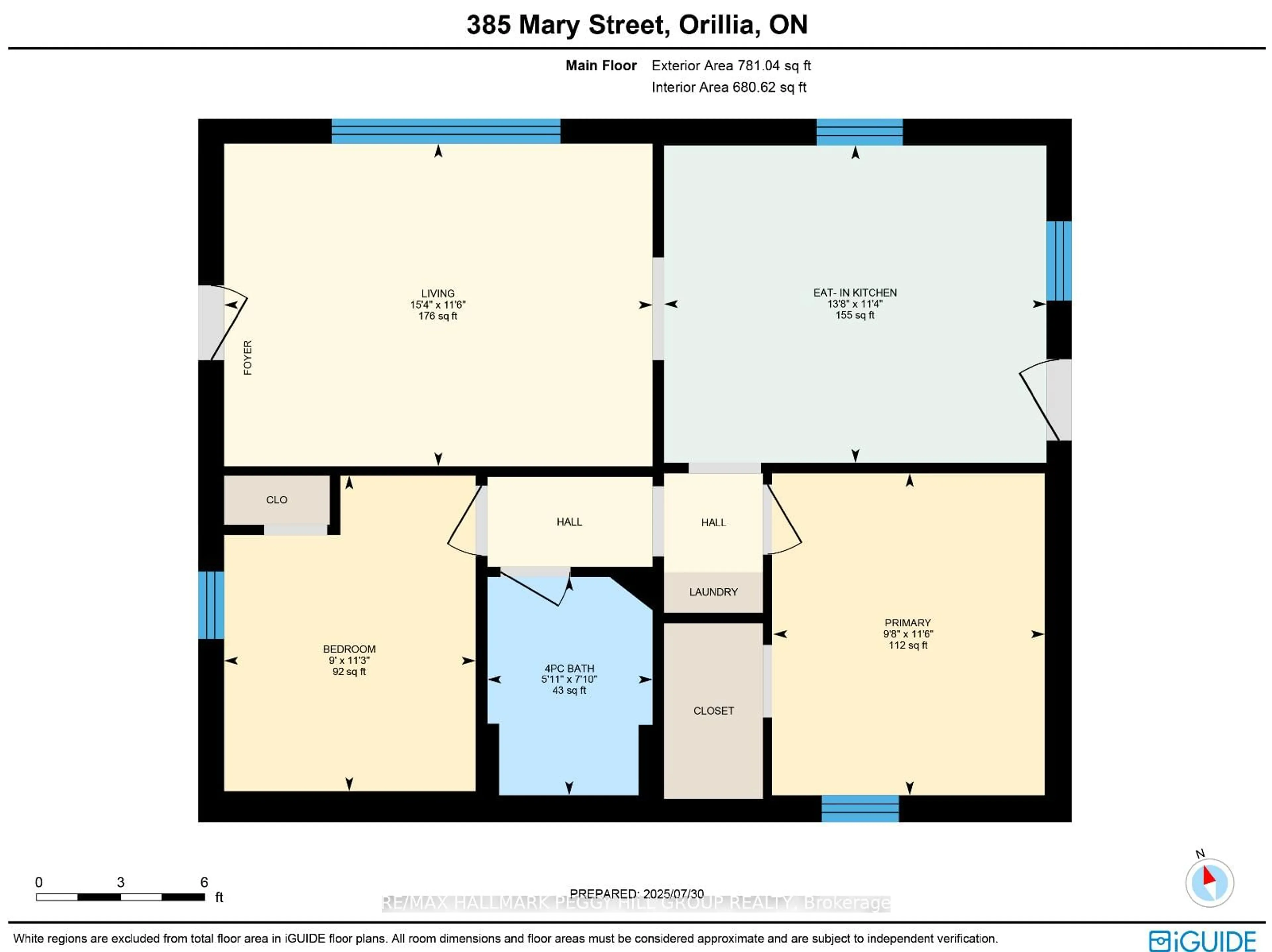 Floor plan for 385 Mary St, Orillia Ontario L3V 3G4