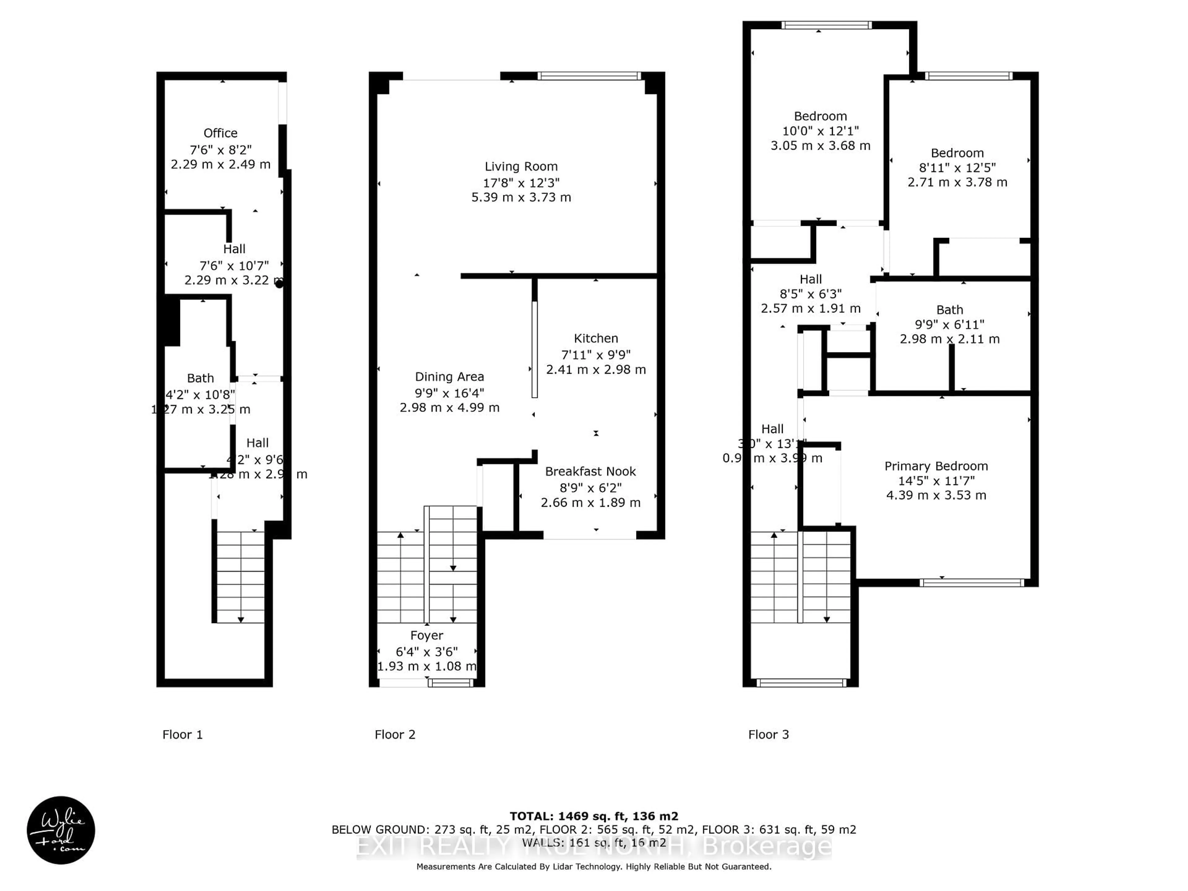 Floor plan for 17 St Vincent St #9, Barrie Ontario L4M 3Y3