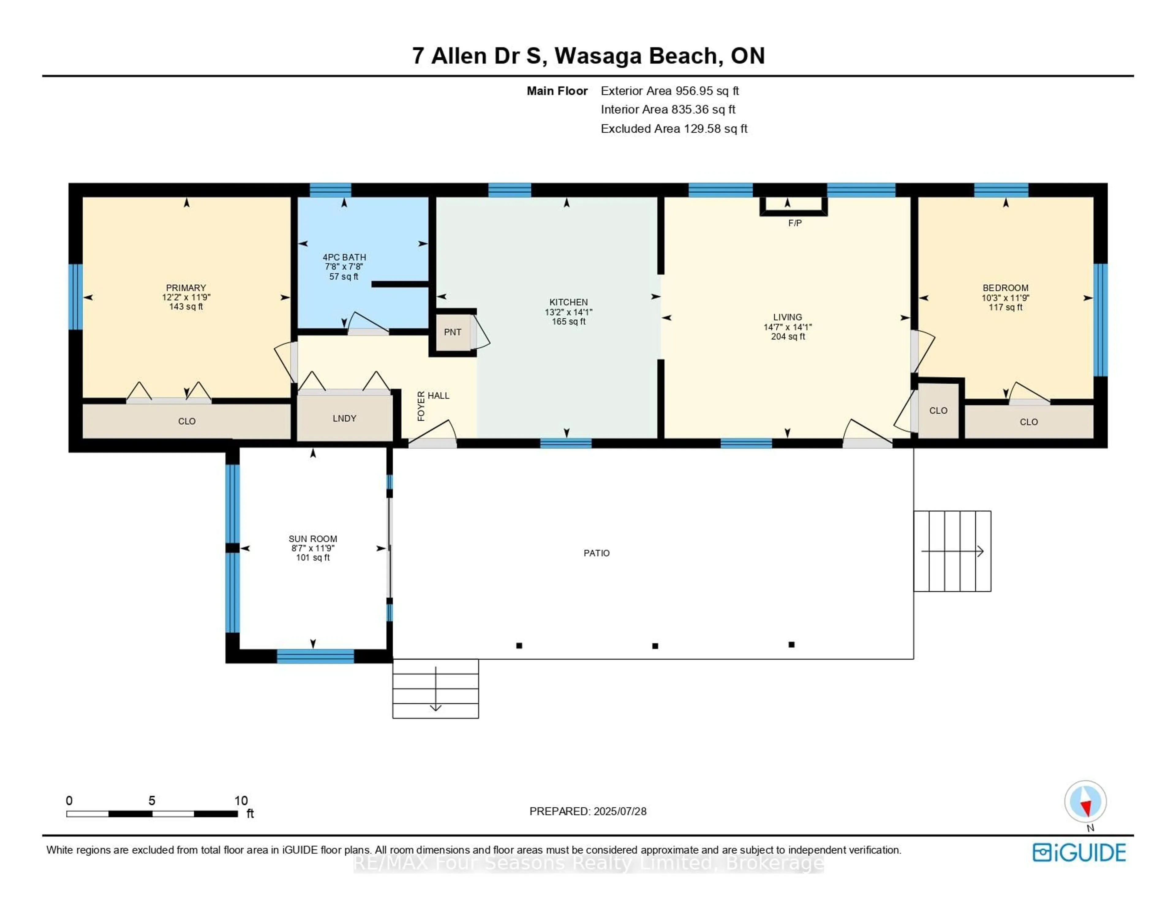 Floor plan for 7 Allen Dr, Wasaga Beach Ontario L9Z 1K5