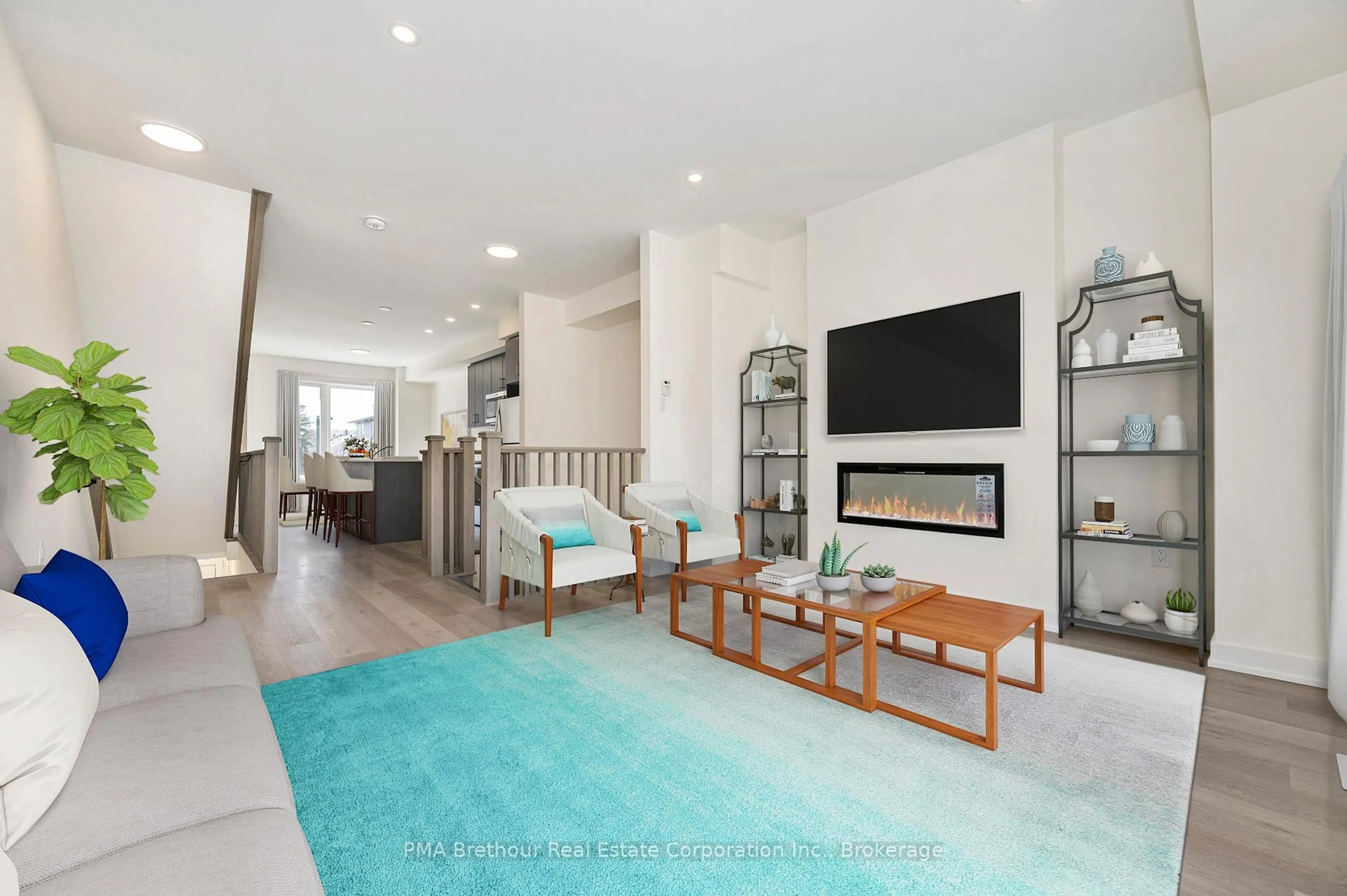 Living room with furniture, ceramic/tile floor for 28 Winters Cres, Collingwood Ontario L9Y 5T1