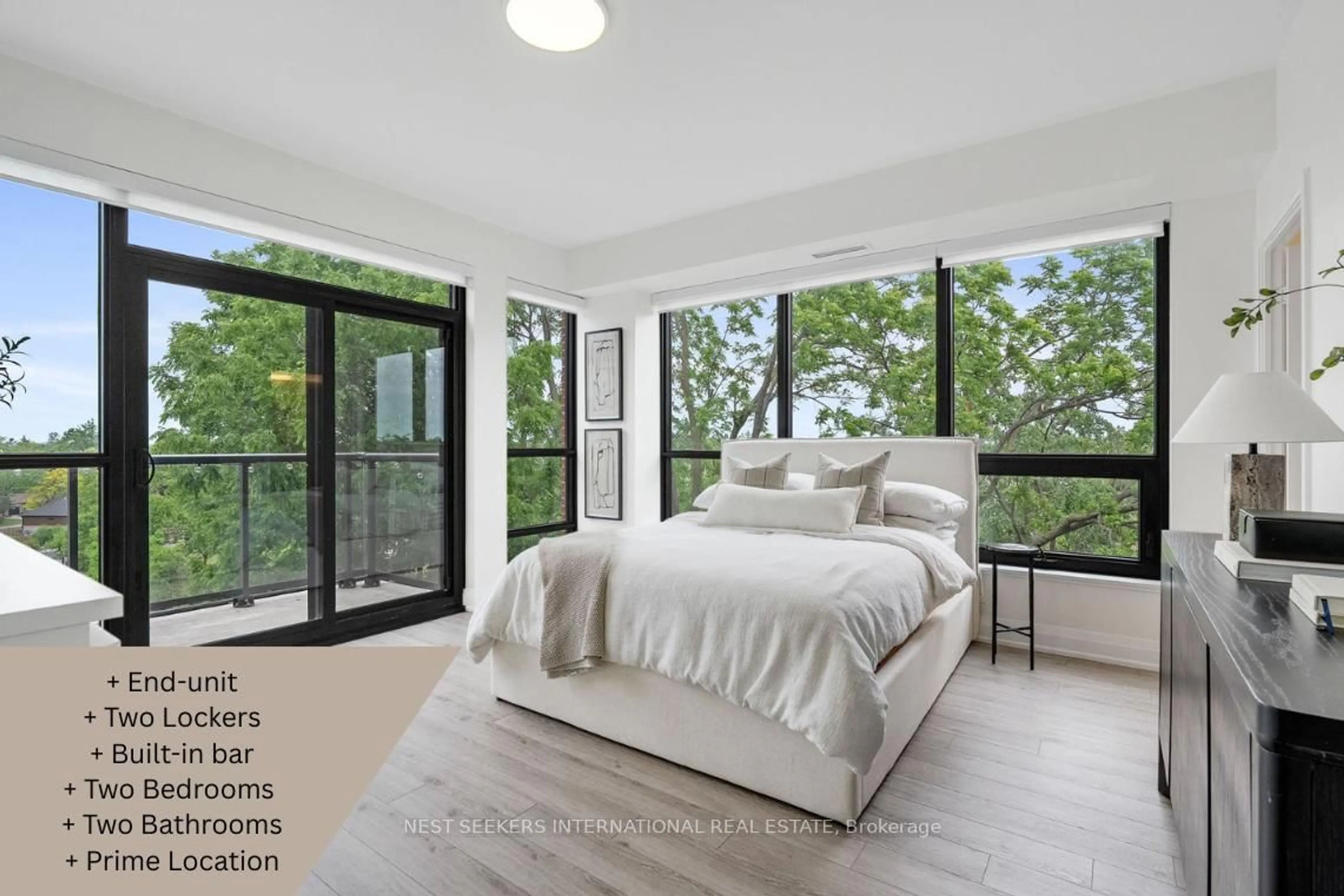 Bedroom with bed, unknown for 681 Yonge St #404, Barrie Ontario L4N 4E8