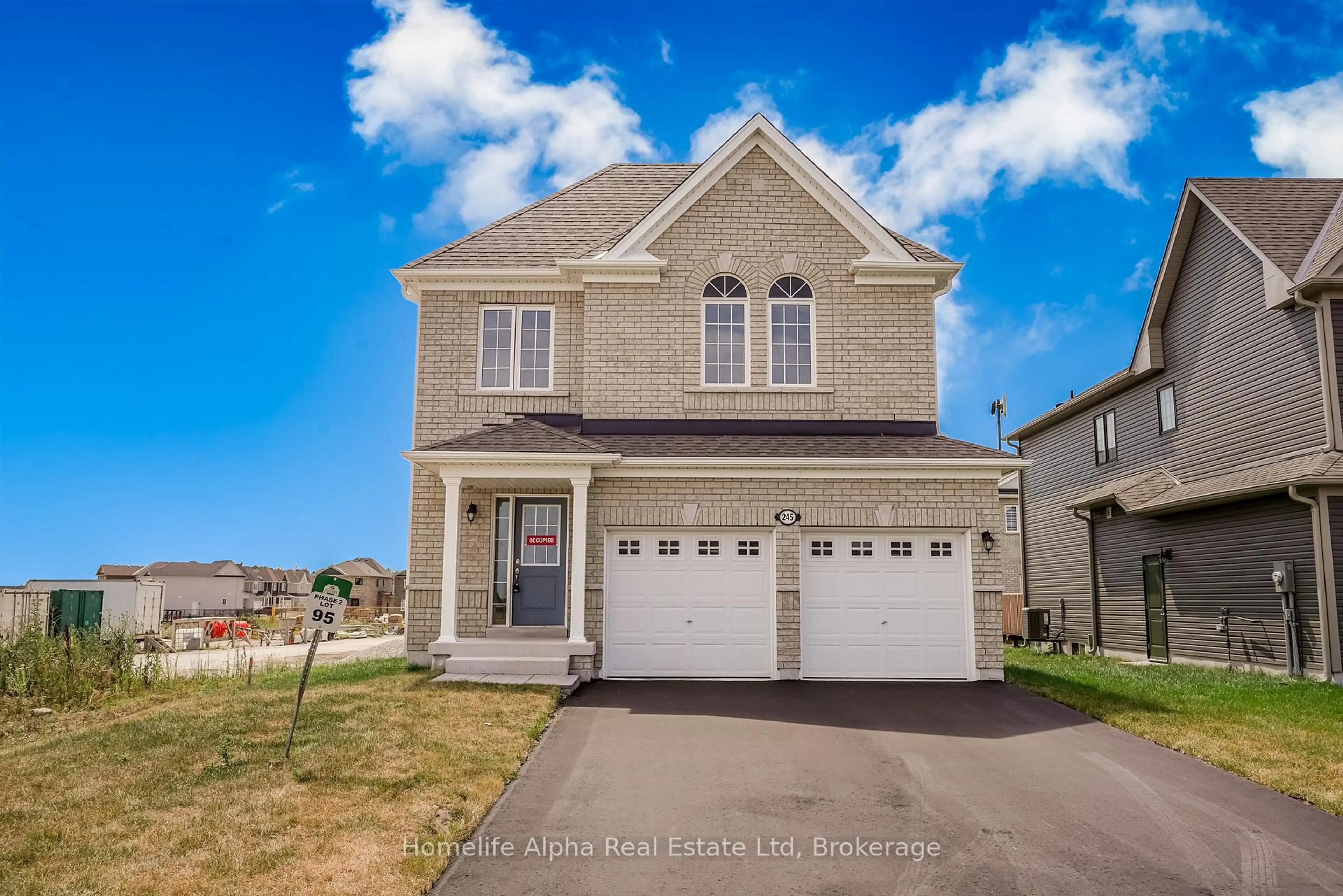 Home with vinyl exterior material, street for 245 Prescott Dr, Clearview Ontario L0M 1S0