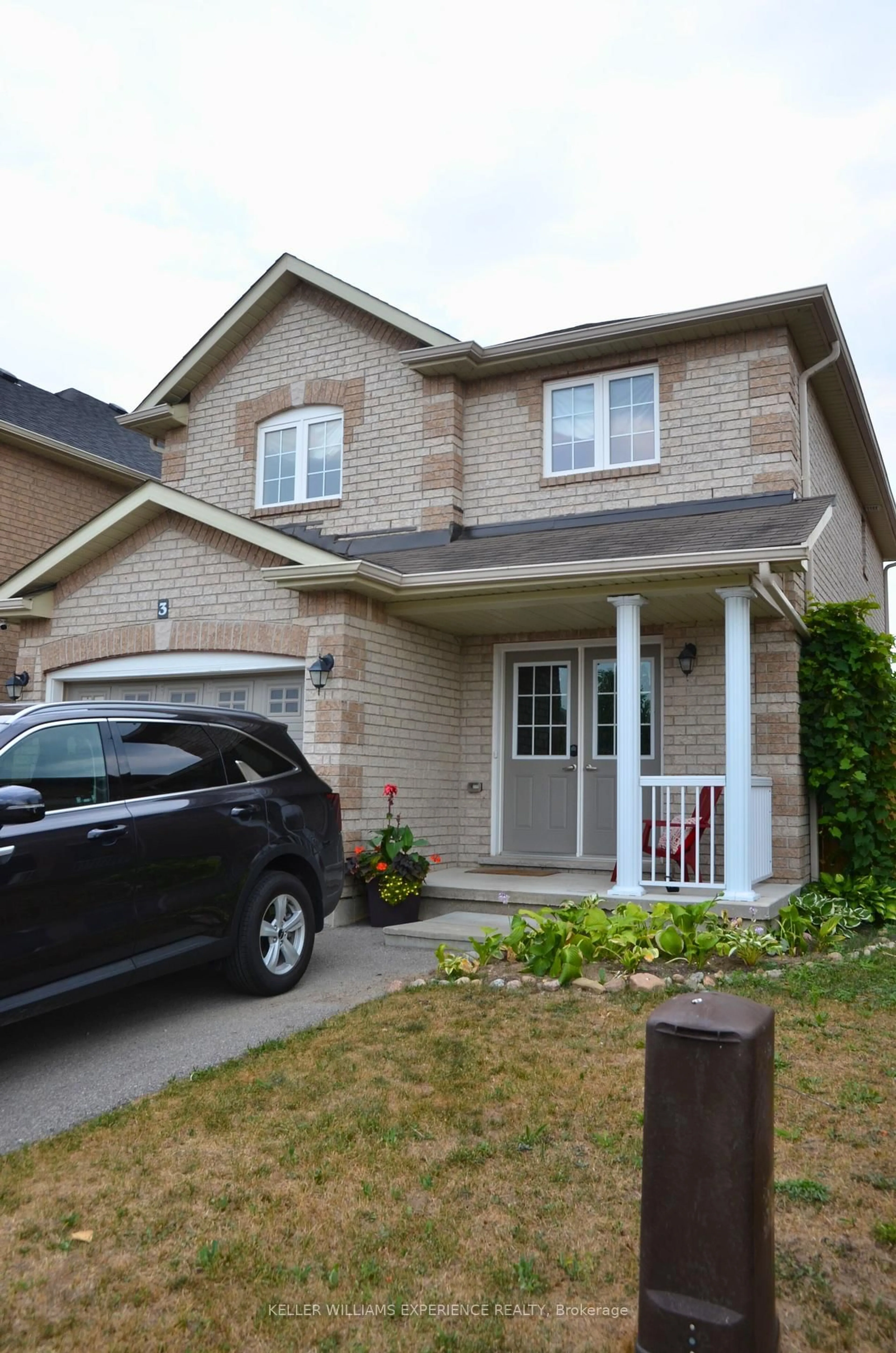 Home with brick exterior material, street for 3 Crew Crt, Barrie Ontario L4N 5S4