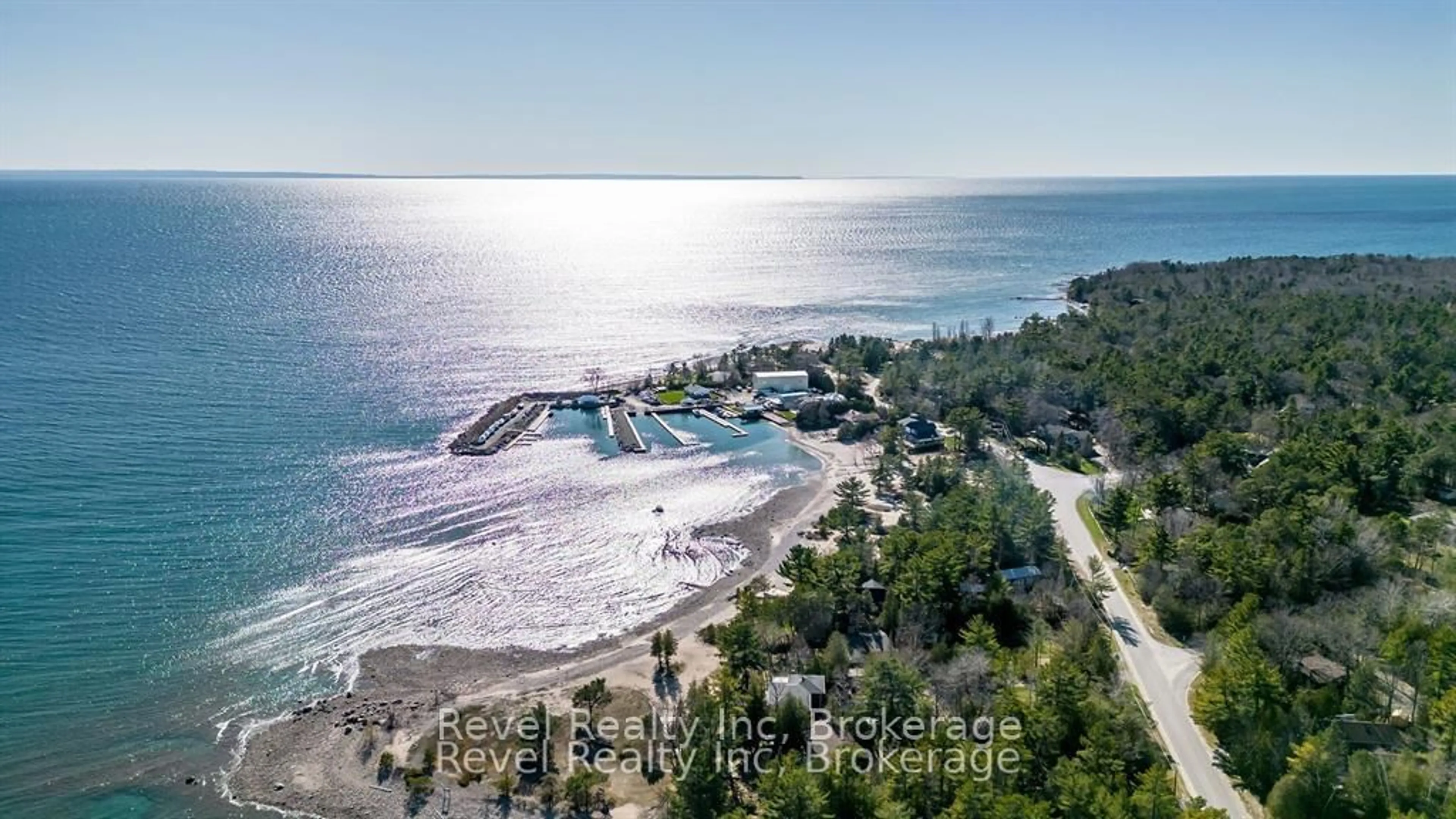 A pic from outside/outdoor area/front of a property/back of a property/a pic from drone, water/lake/river/ocean view for 89 TROUT Lane, Tiny Ontario L9M 0J1