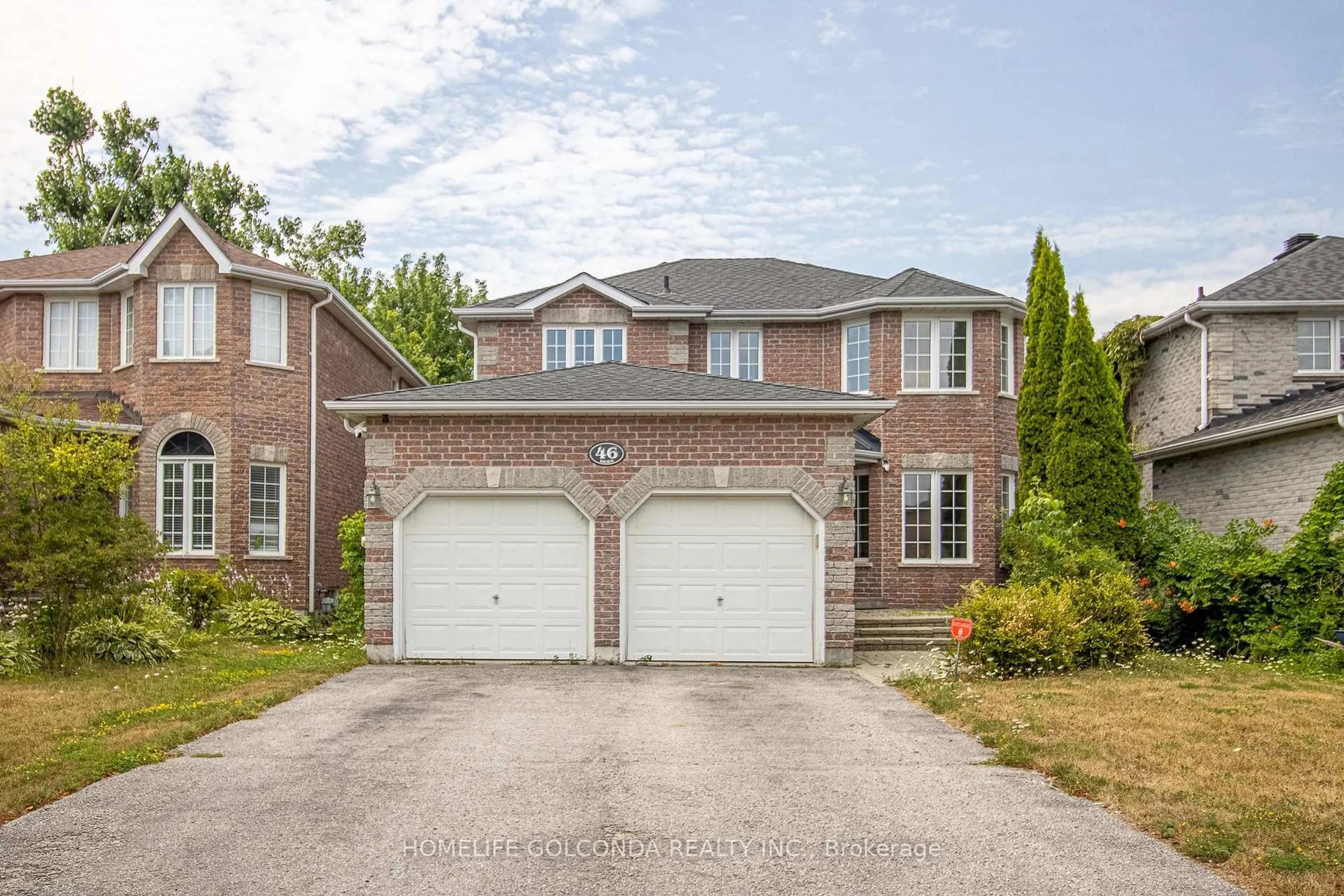 Home with brick exterior material, street for 46 Kraus Rd, Barrie Ontario L4N 0N4
