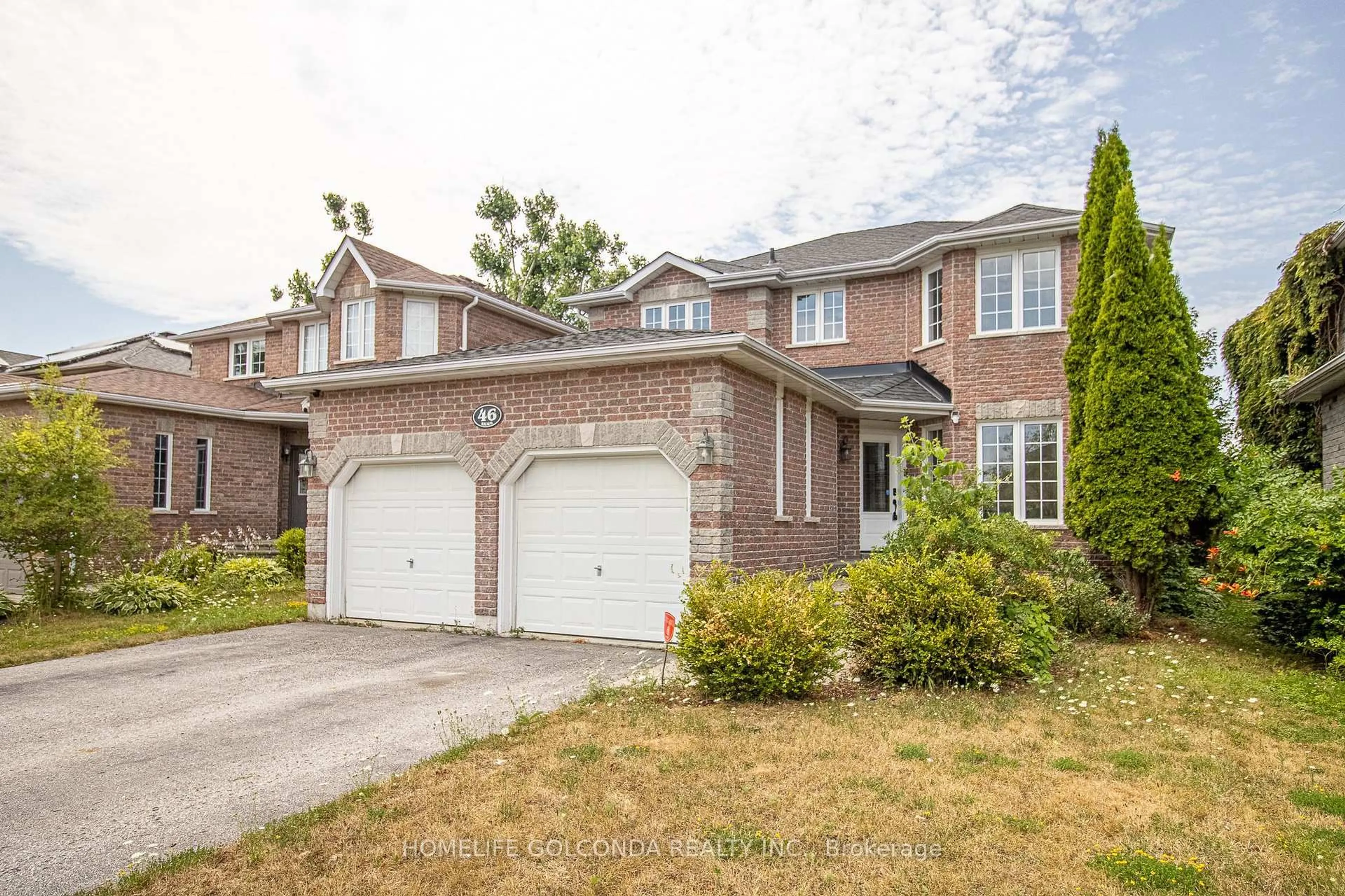 Home with brick exterior material, street for 46 Kraus Rd, Barrie Ontario L4N 0N4