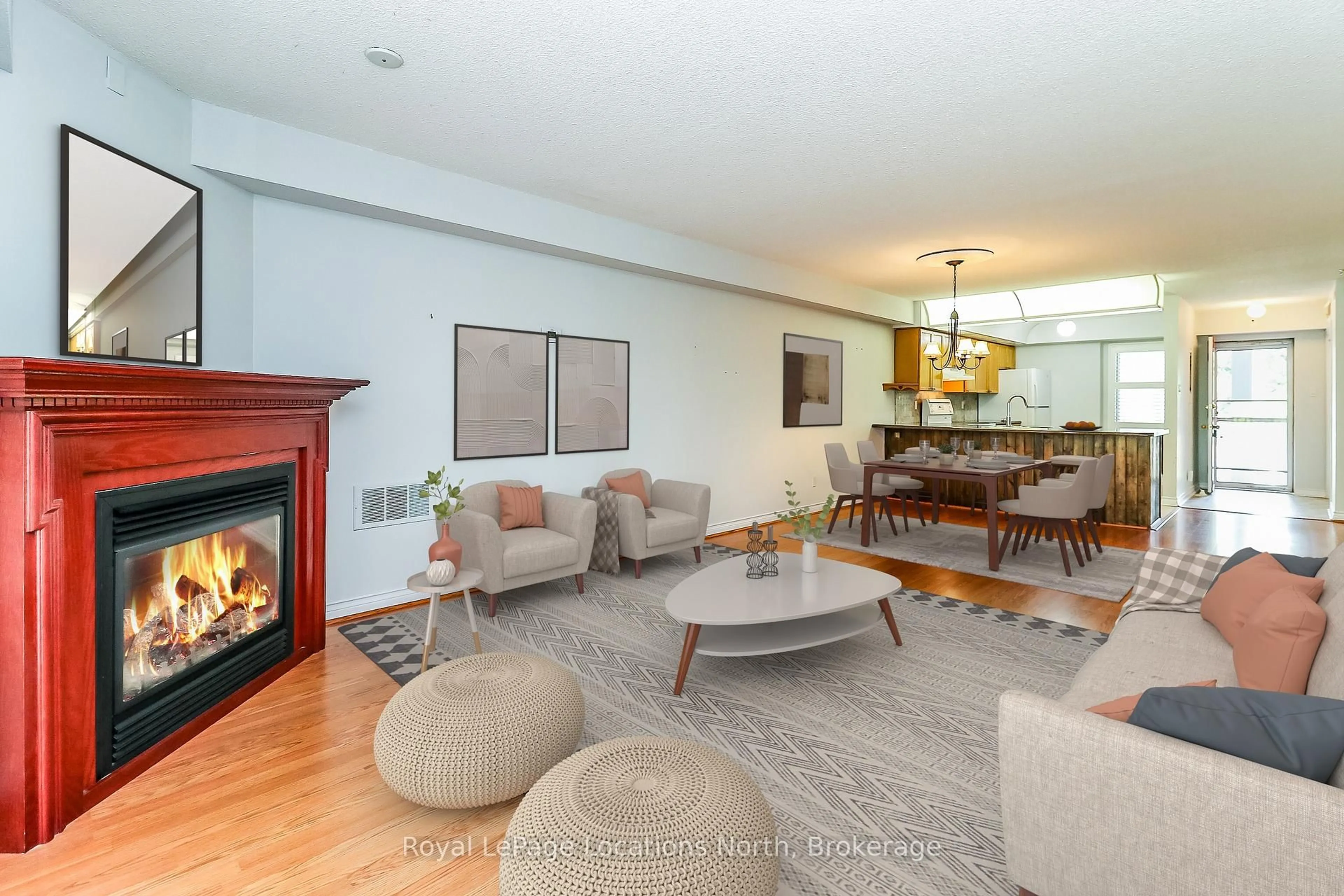 Living room with furniture, unknown for 30 Mulligan Lane #8, Wasaga Beach Ontario L9Z 1C4