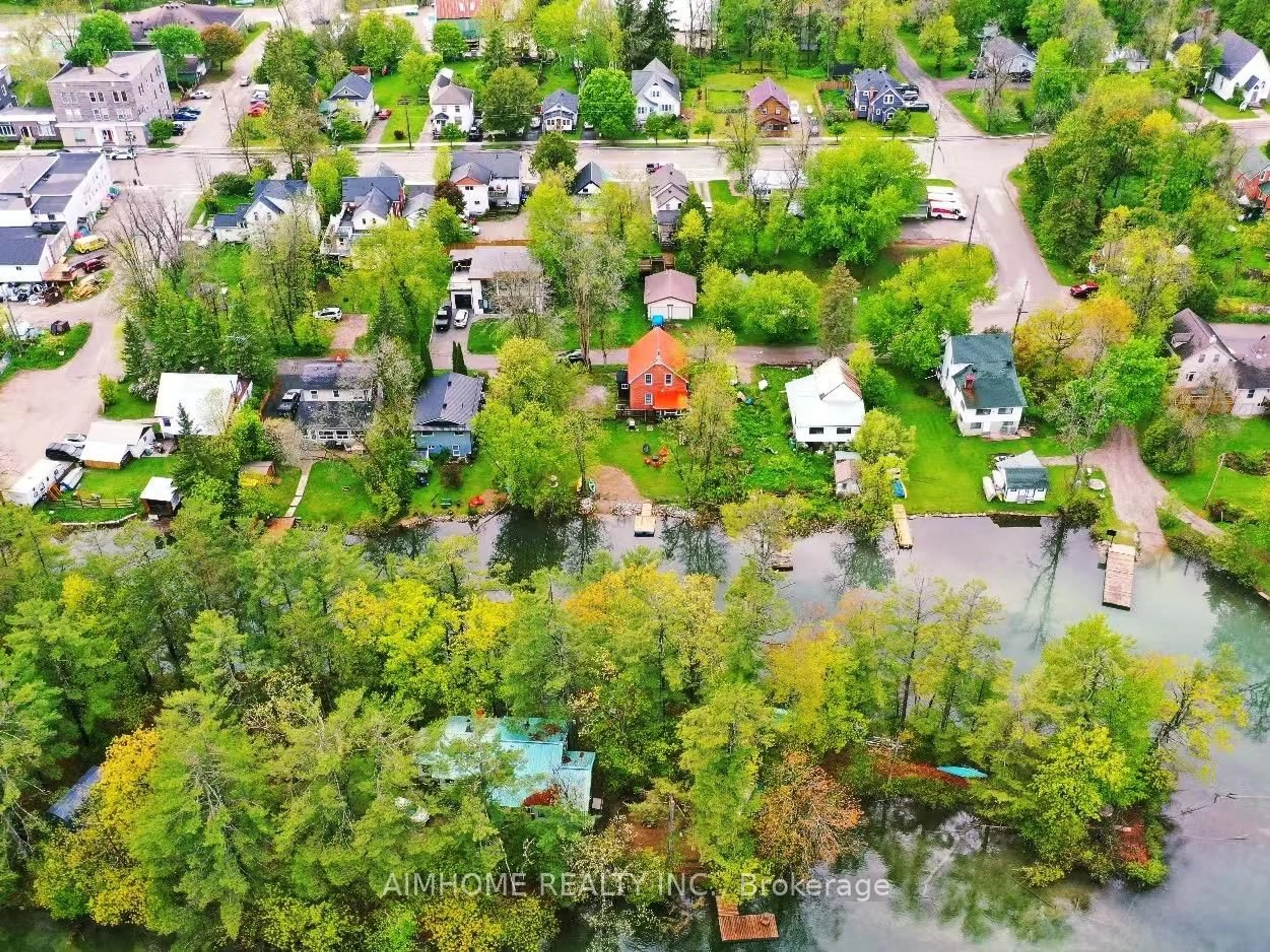 A pic from outside/outdoor area/front of a property/back of a property/a pic from drone, forest/trees view for 4359 Hepinstall Landing, Severn Ontario L0K 2B0