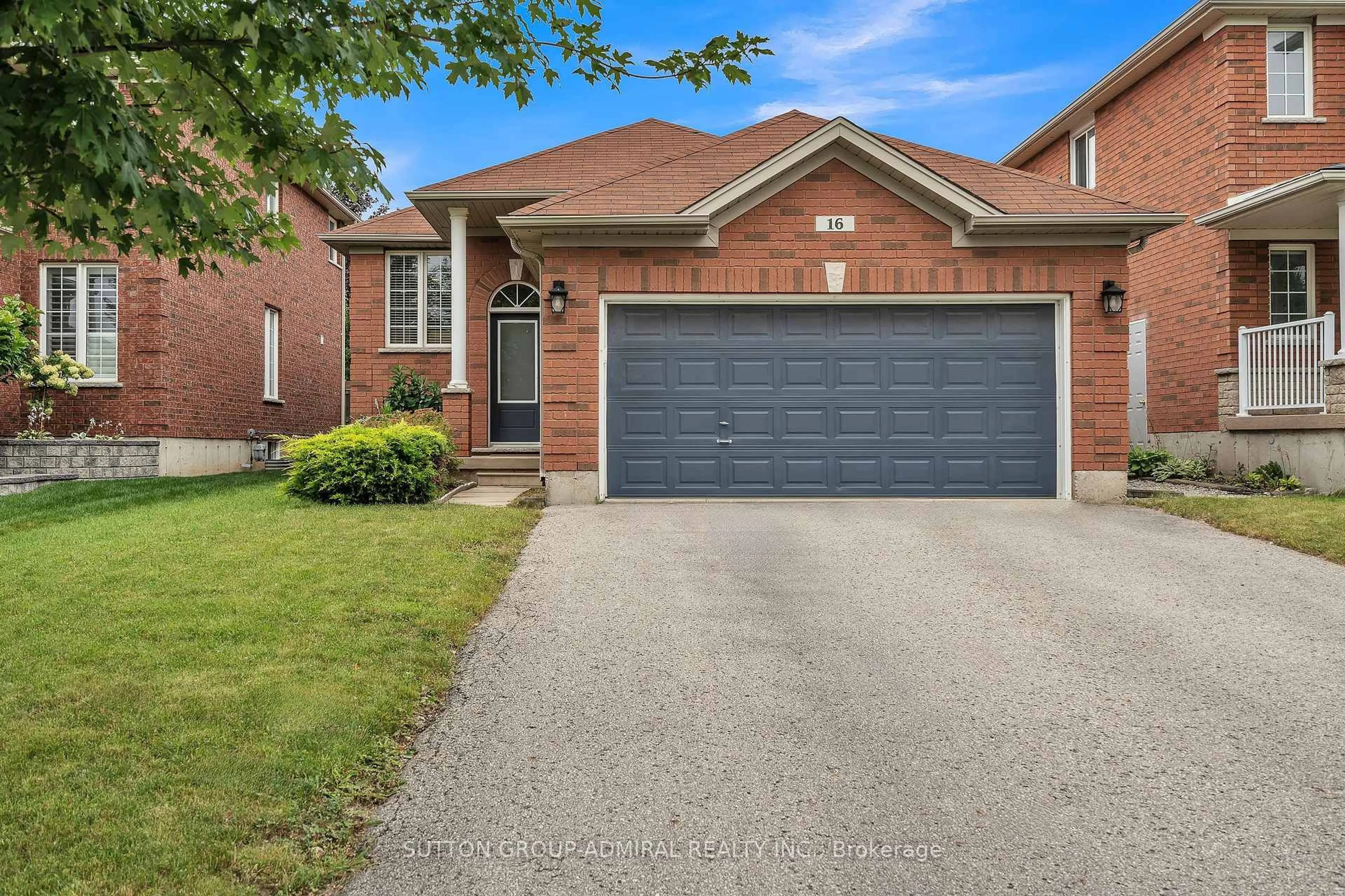 Home with brick exterior material, street for 16 Empire Dr, Barrie Ontario L4N 0Y9