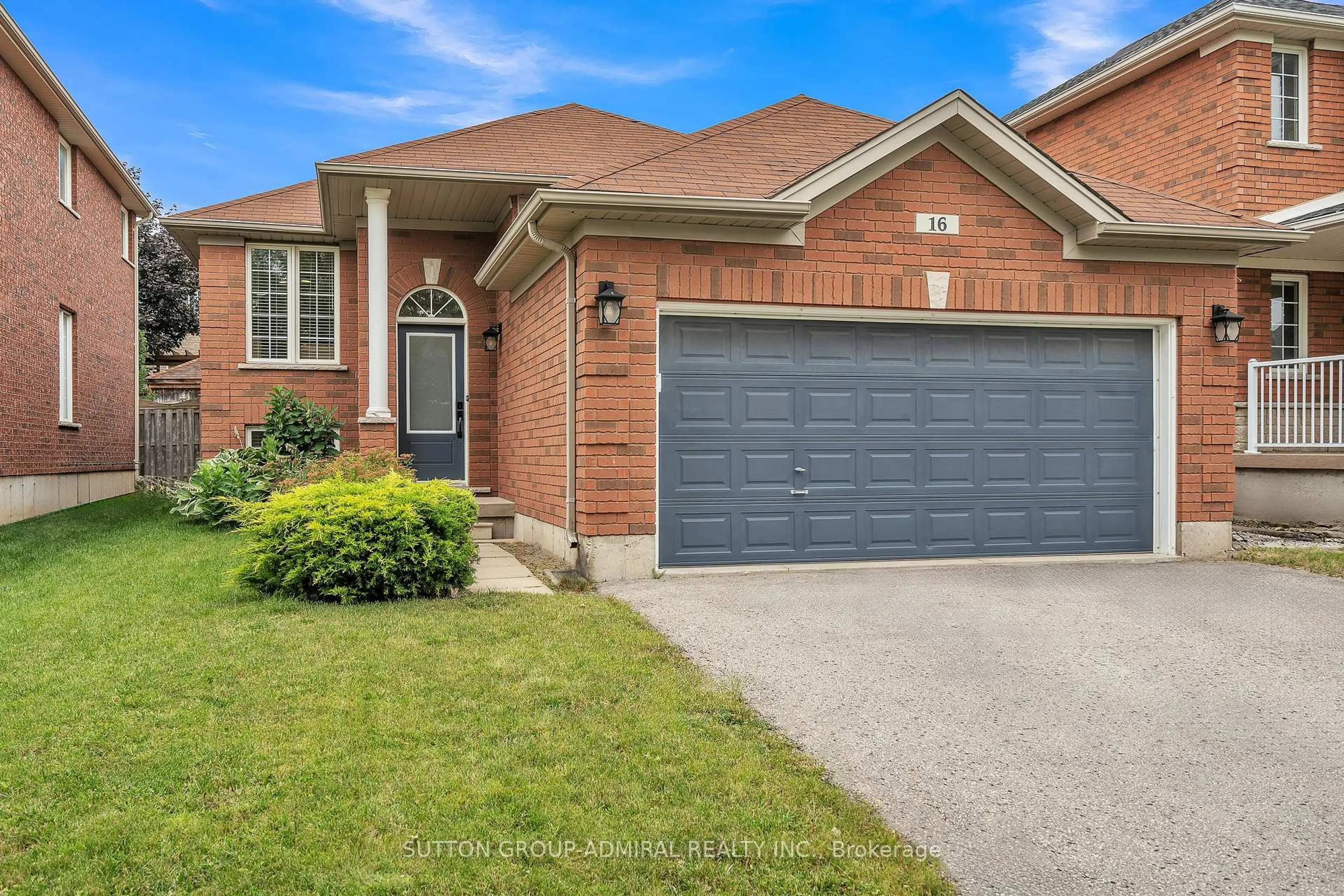 Home with brick exterior material, street for 16 Empire Dr, Barrie Ontario L4N 0Y9