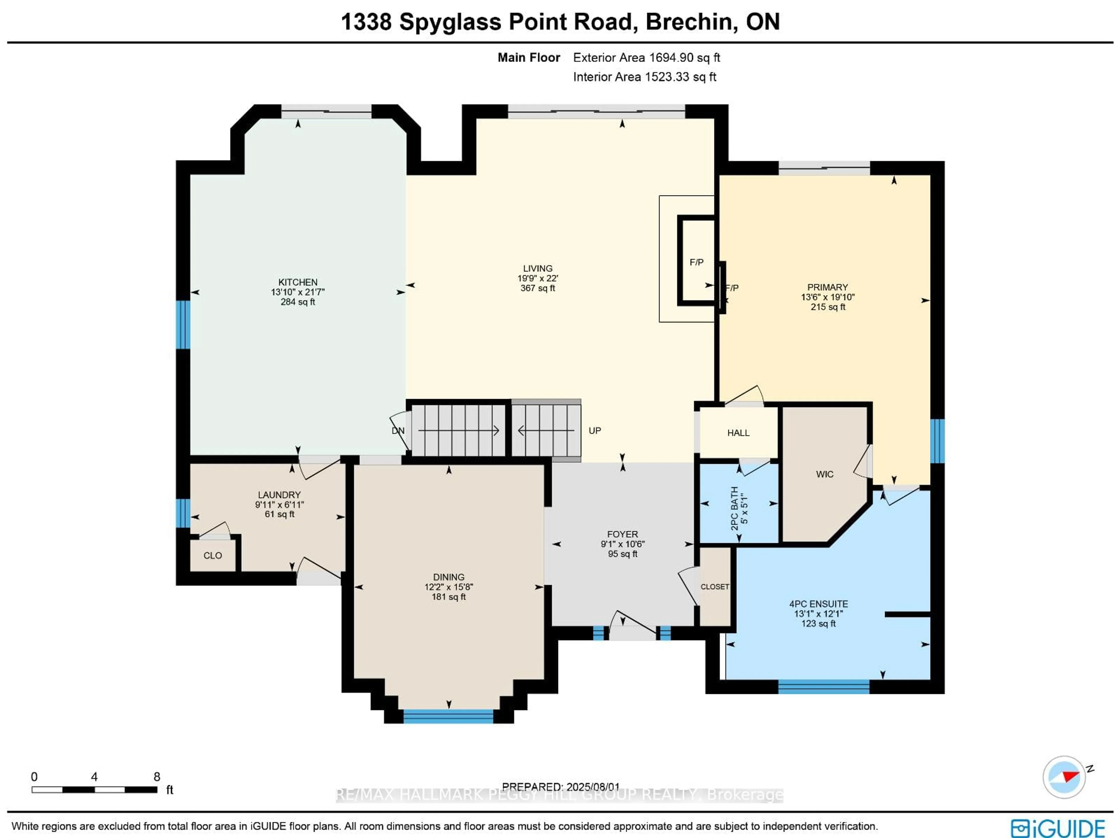 Floor plan for 1338 Spyglass Point Rd, Ramara Ontario L0K 1B0