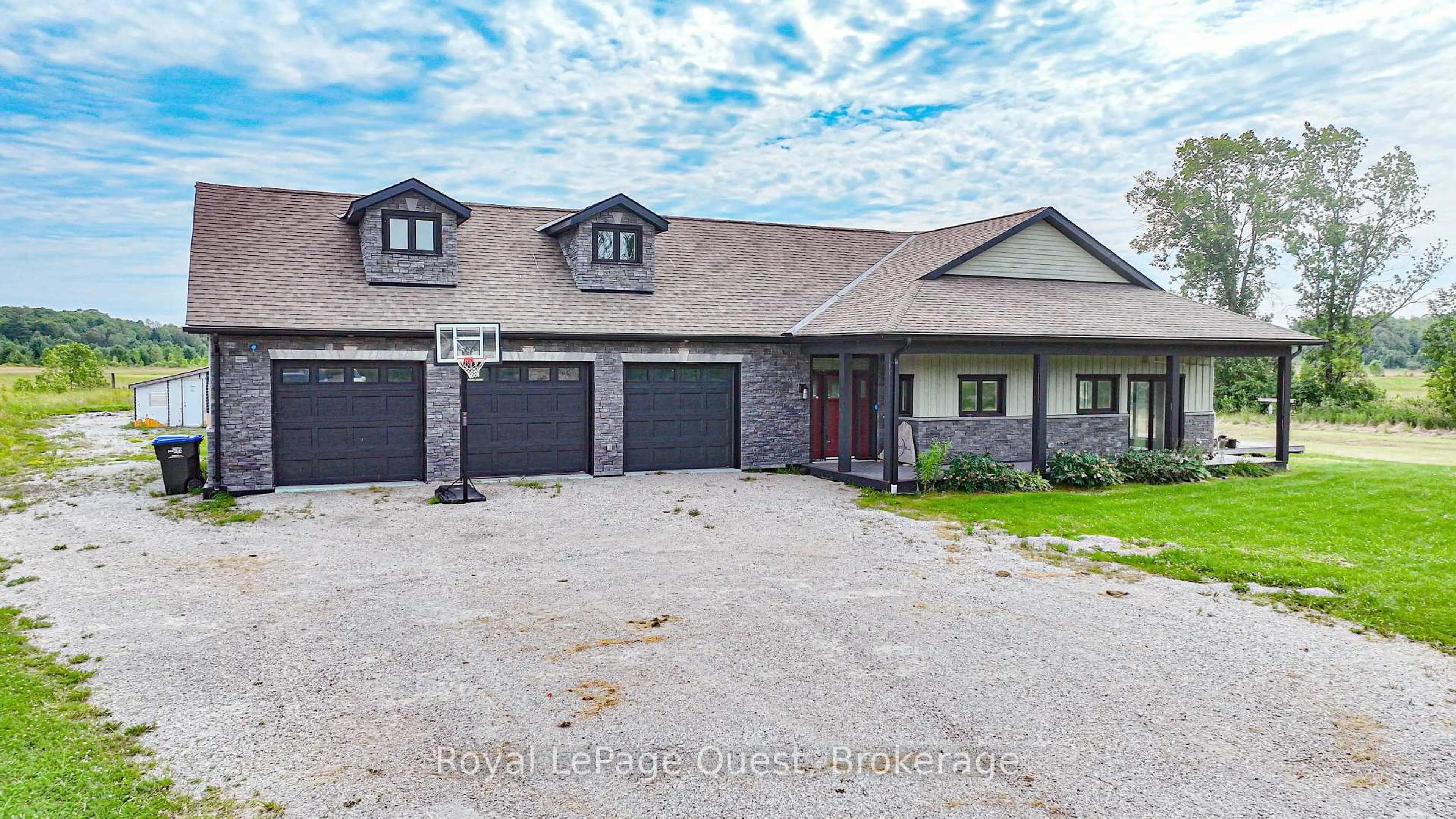 A pic from outside/outdoor area/front of a property/back of a property/a pic from drone, unknown for 7761 Mcarthur Sdrd, Ramara Ontario L0K 2B0