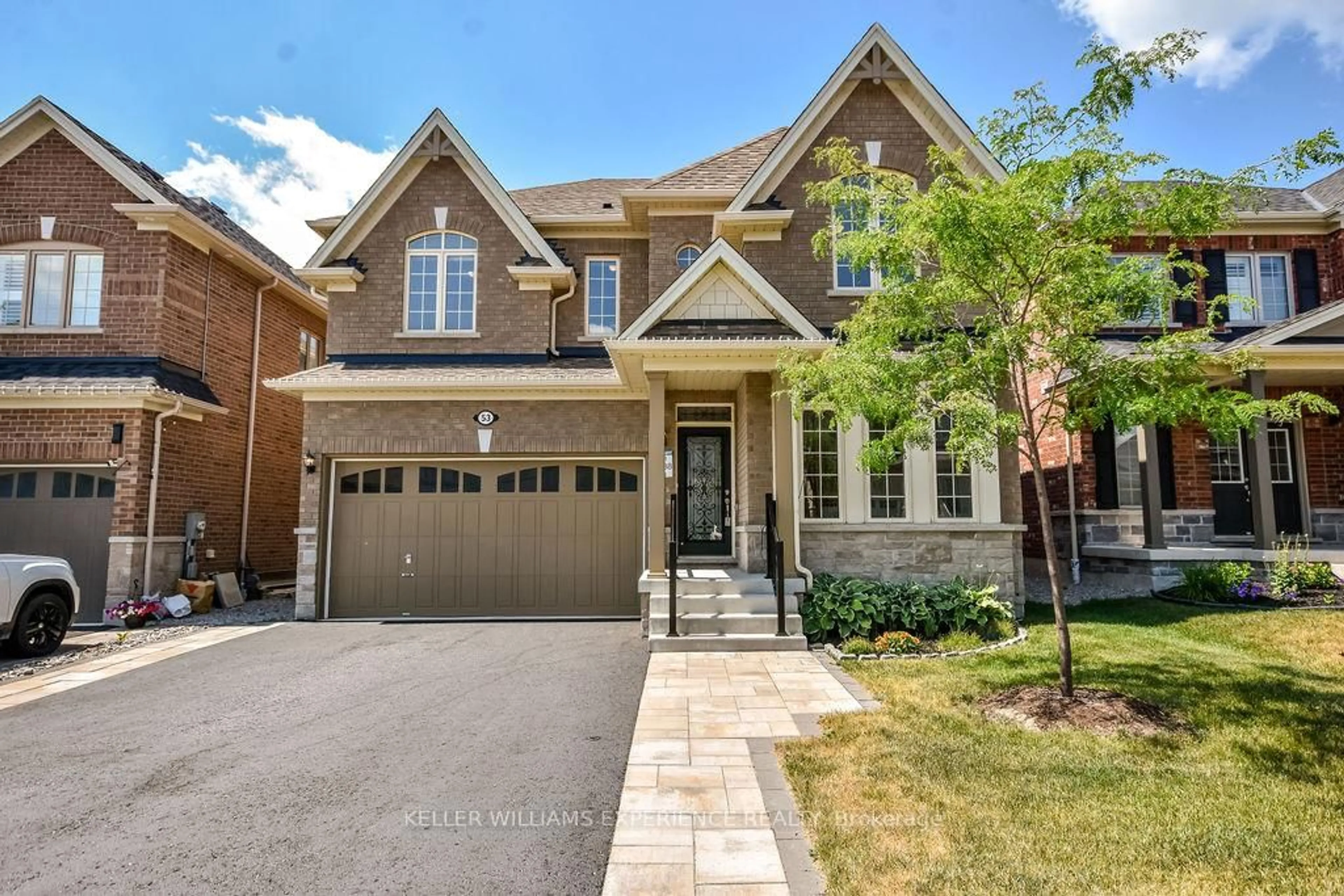 Home with brick exterior material, street for 53 Rugman Cres, Springwater Ontario L9X 2A4
