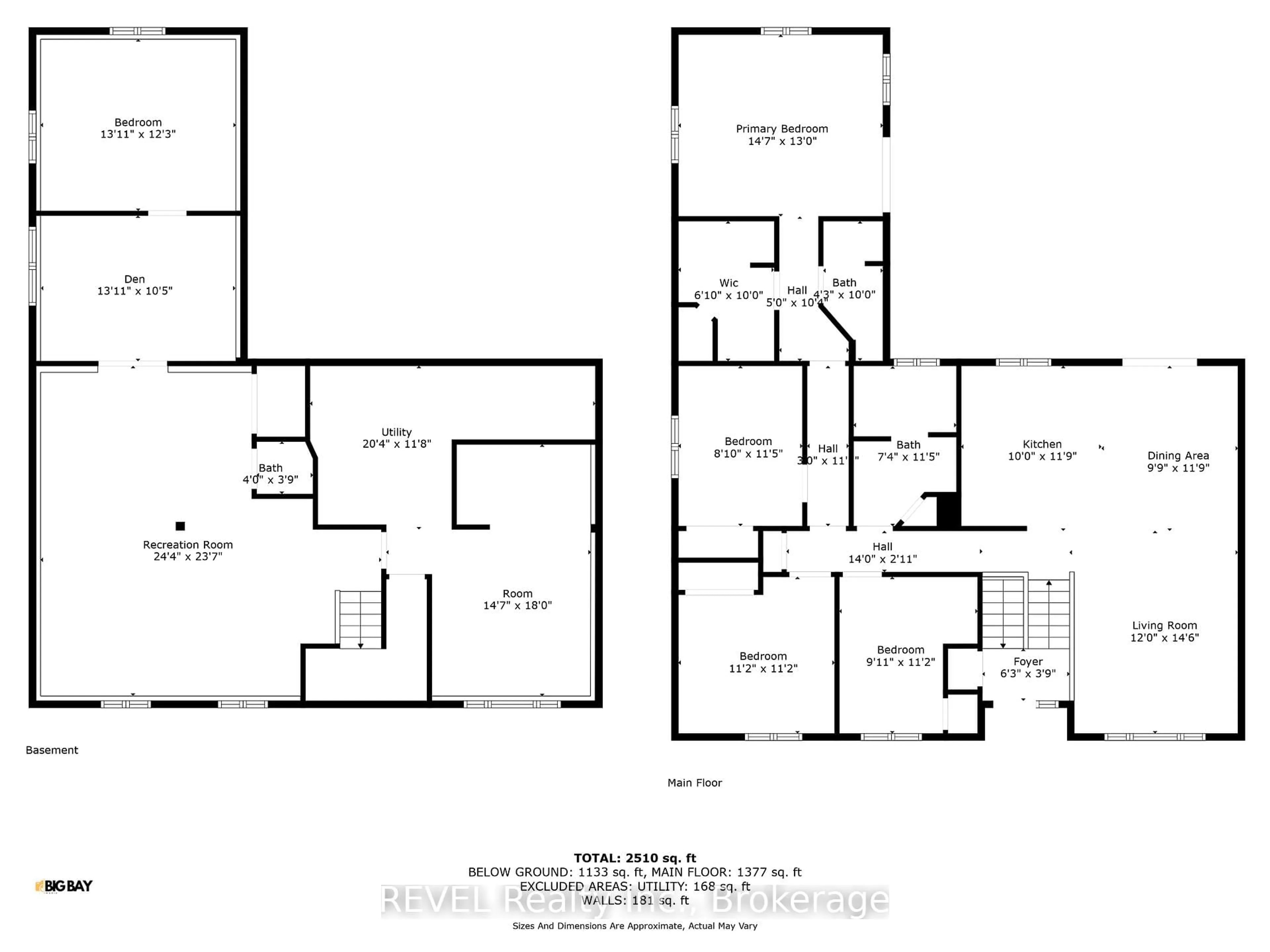 Floor plan for 77 Bay St, Tay Ontario L0K 2A0