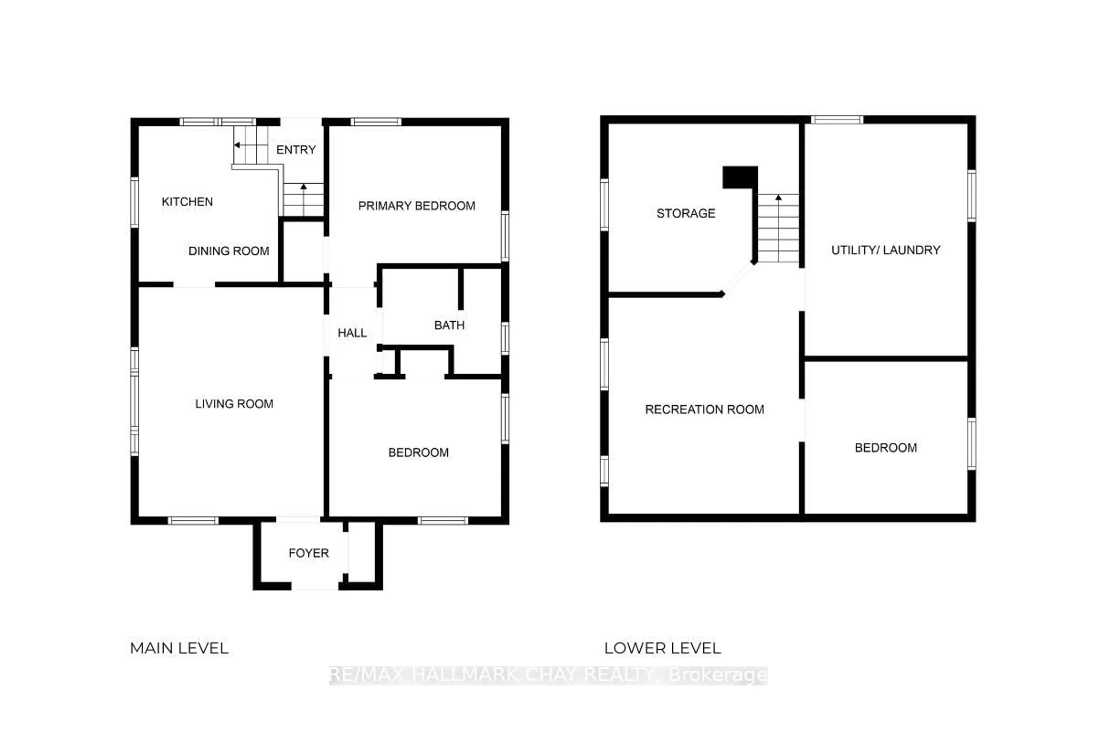 Floor plan for 72 Eccles St, Barrie Ontario L4N 1Y4