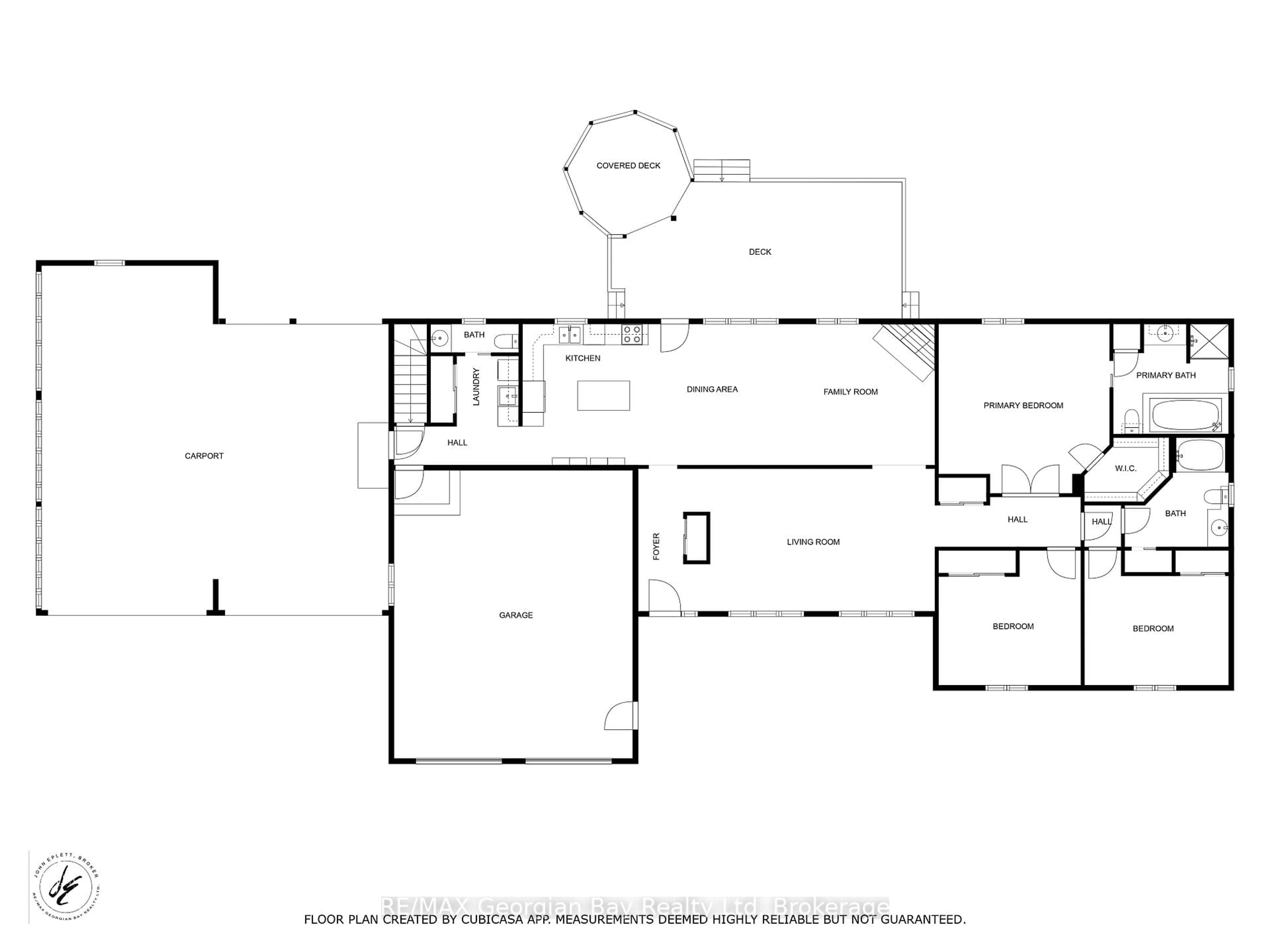 Floor plan for 436 Puddicombe Rd, Midland Ontario L4R 5G7