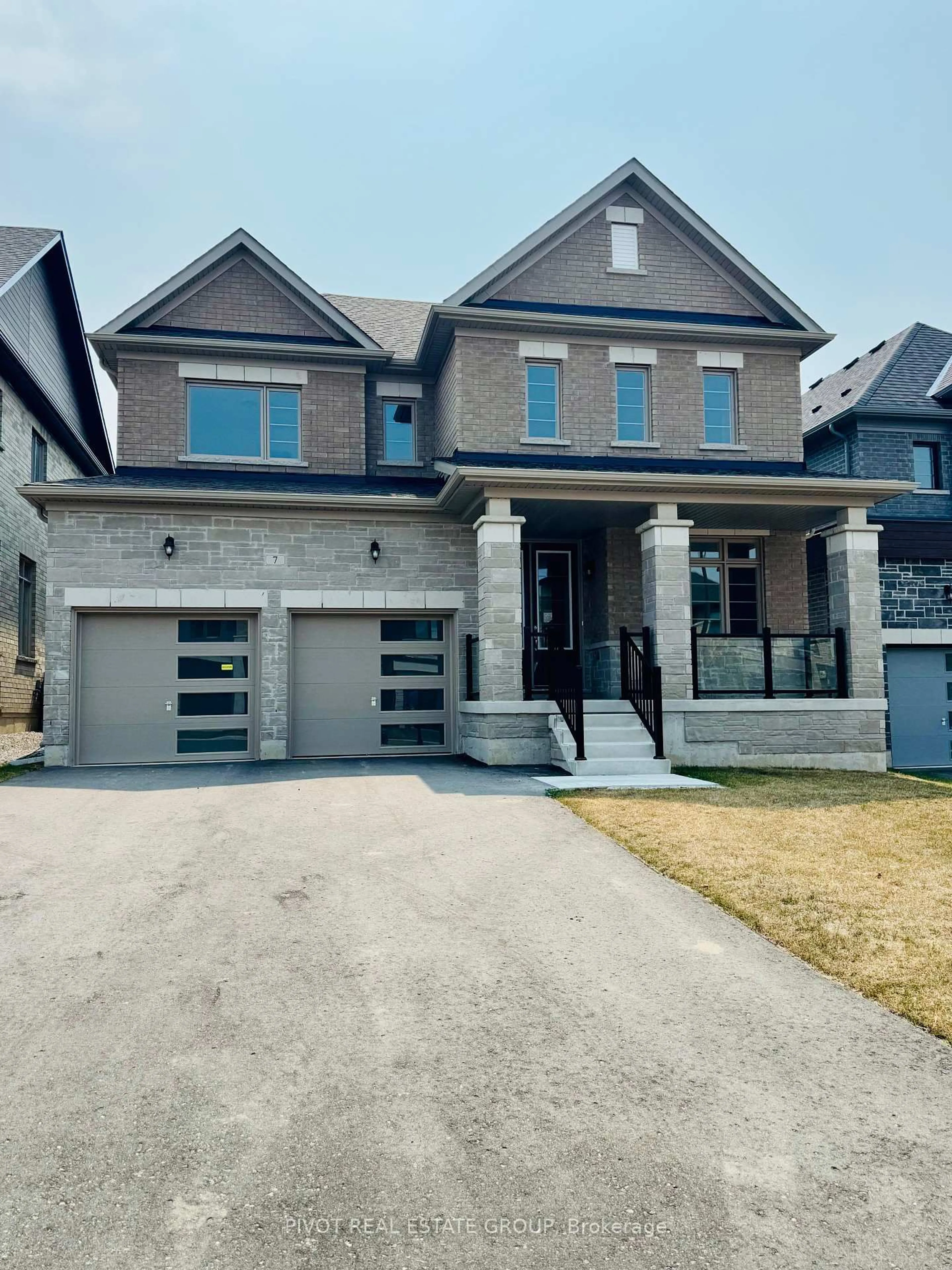 Home with brick exterior material, street for 7 Daffodil Rd, Springwater Ontario L9X 2C5