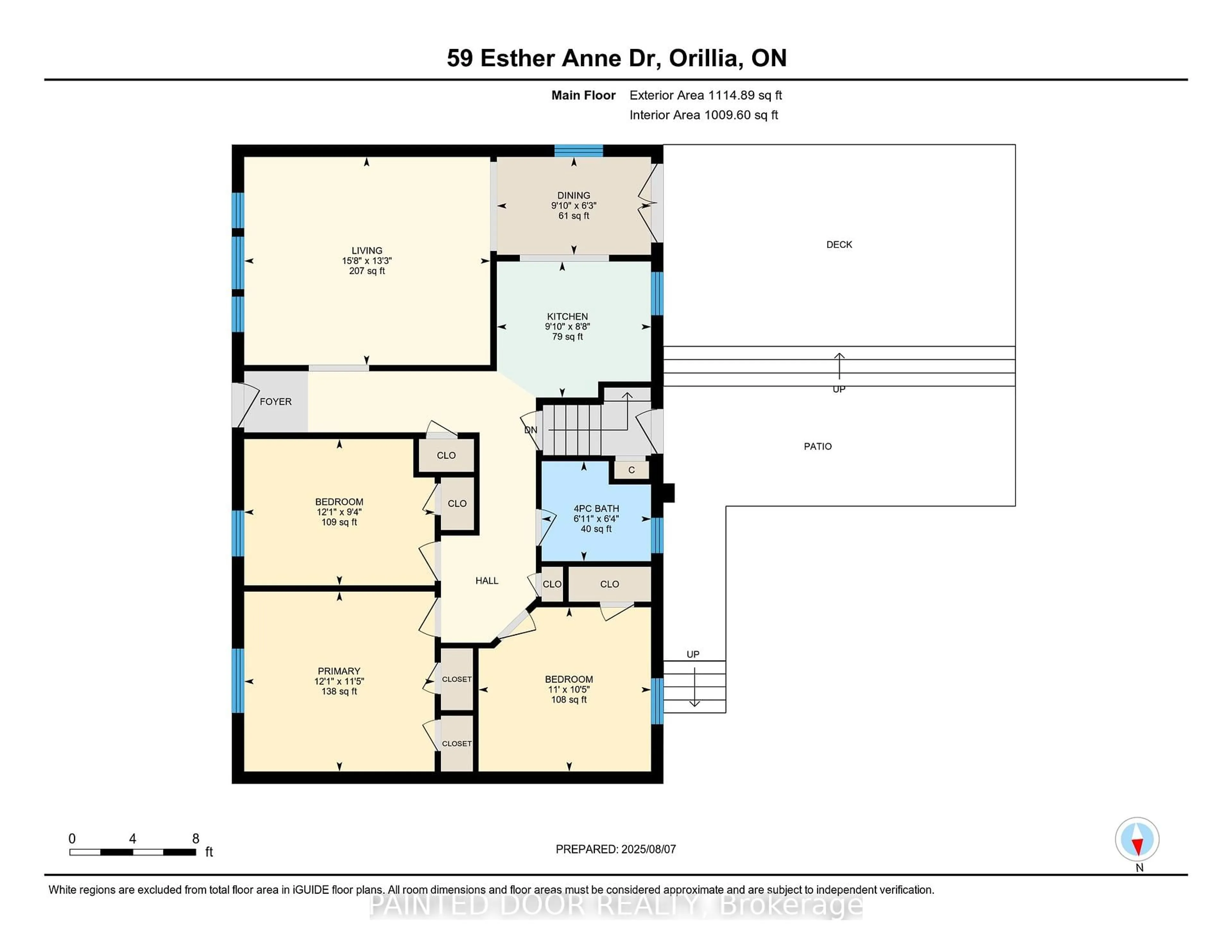 Floor plan for 59 Esther Anne Dr, Orillia Ontario L3V 3G8