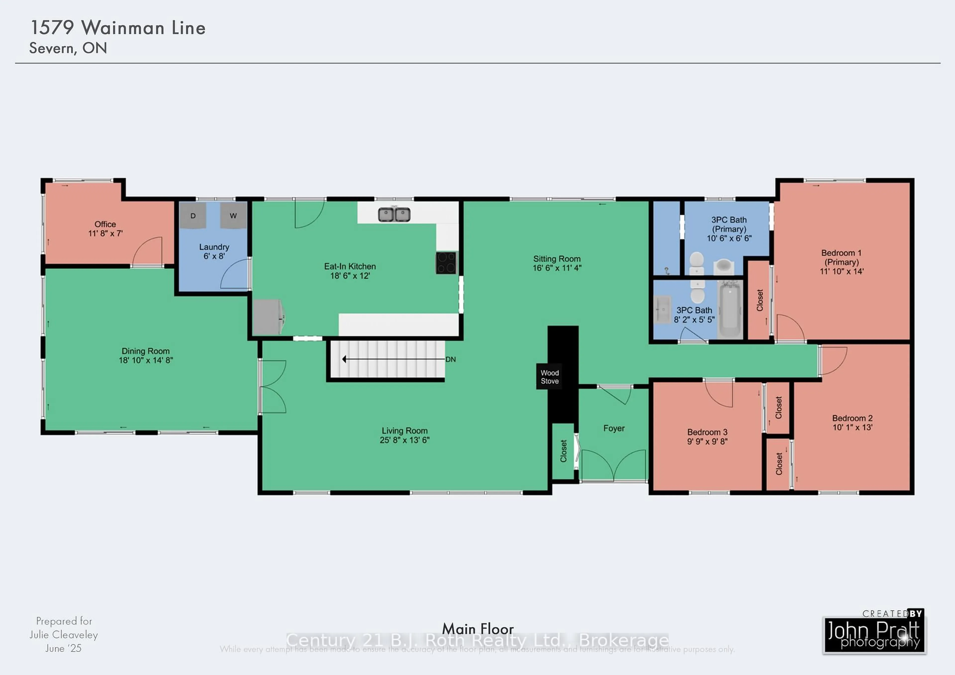 Floor plan for 1542 Wainman Line, Severn Ontario L0K 1E0