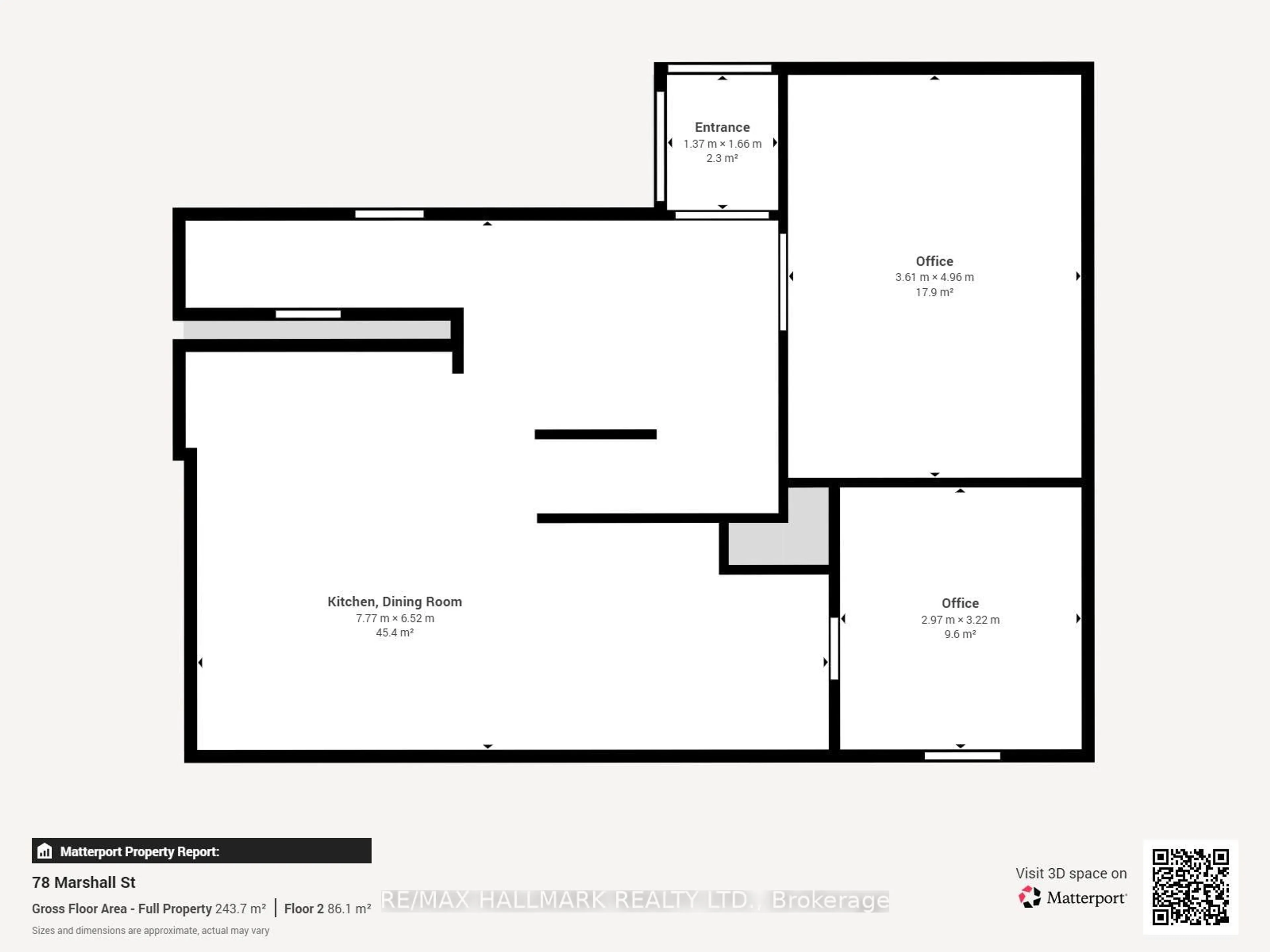 Floor plan for 78 Marshall St, Barrie Ontario L4N 3S8