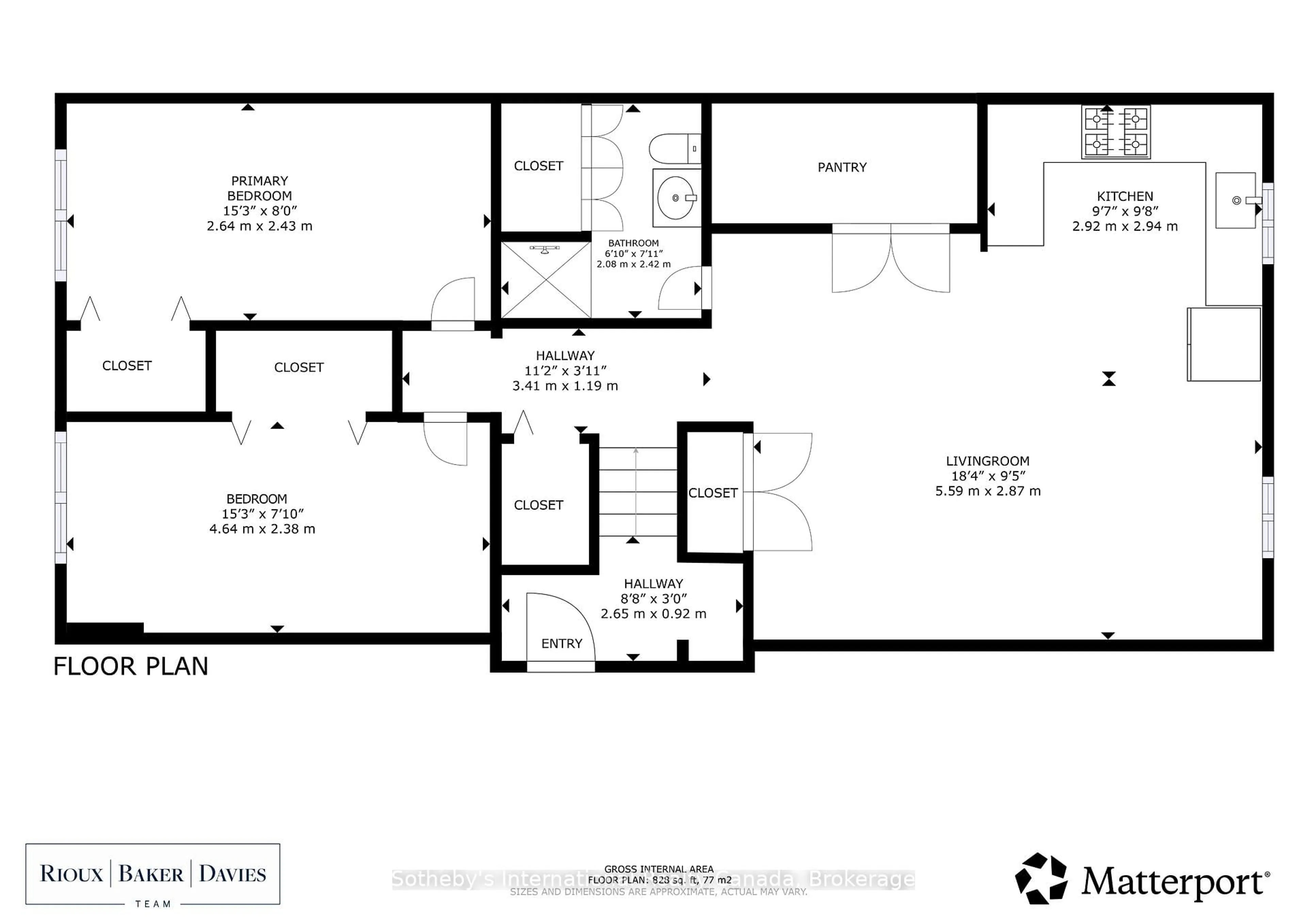 Floor plan for 55 Courtice Cres, Collingwood Ontario L9Y 4N7
