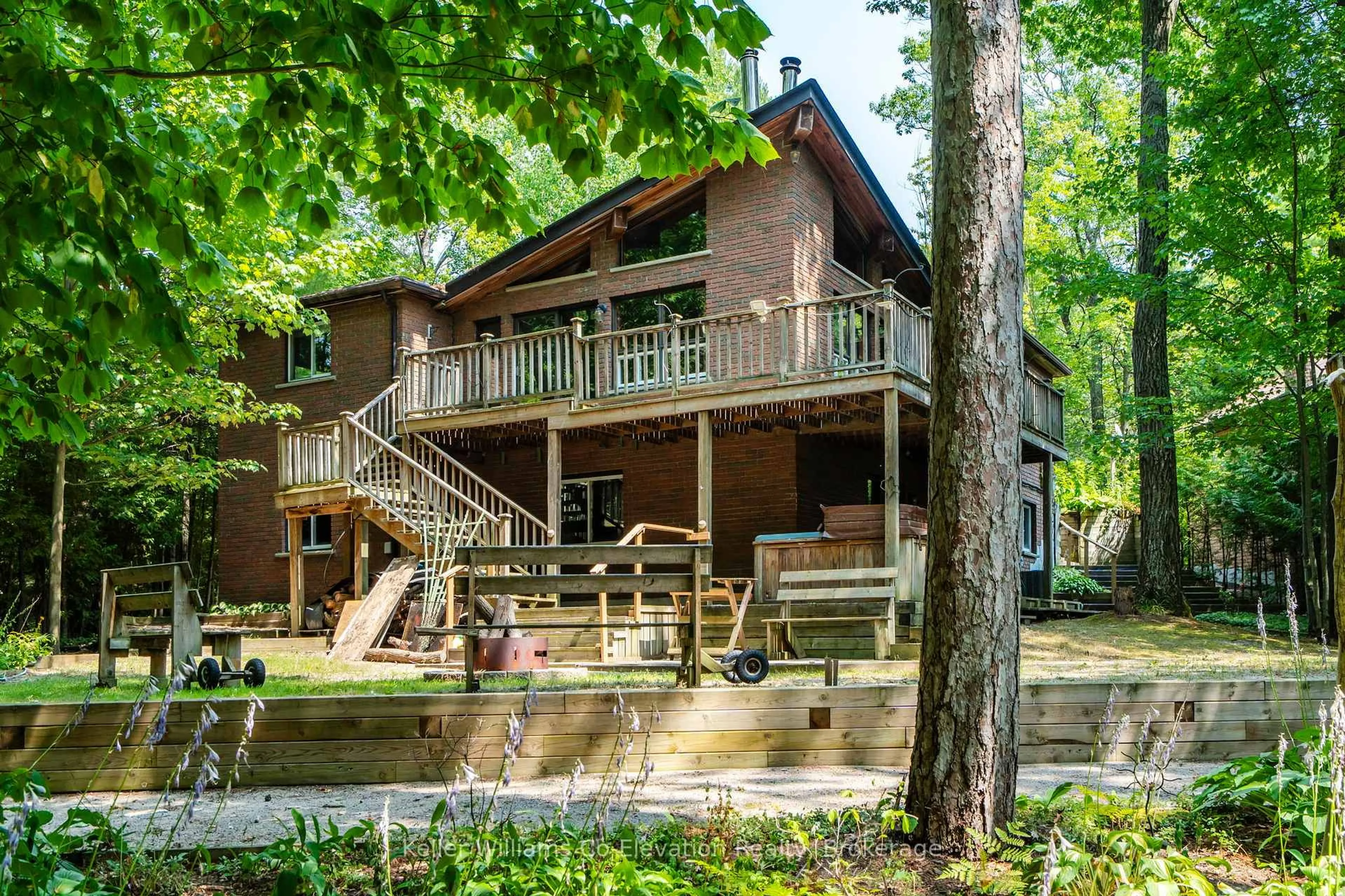 Patio, water/lake/river/ocean view for 1246 Tiny Beaches Rd, Tiny Ontario L9M 0H7