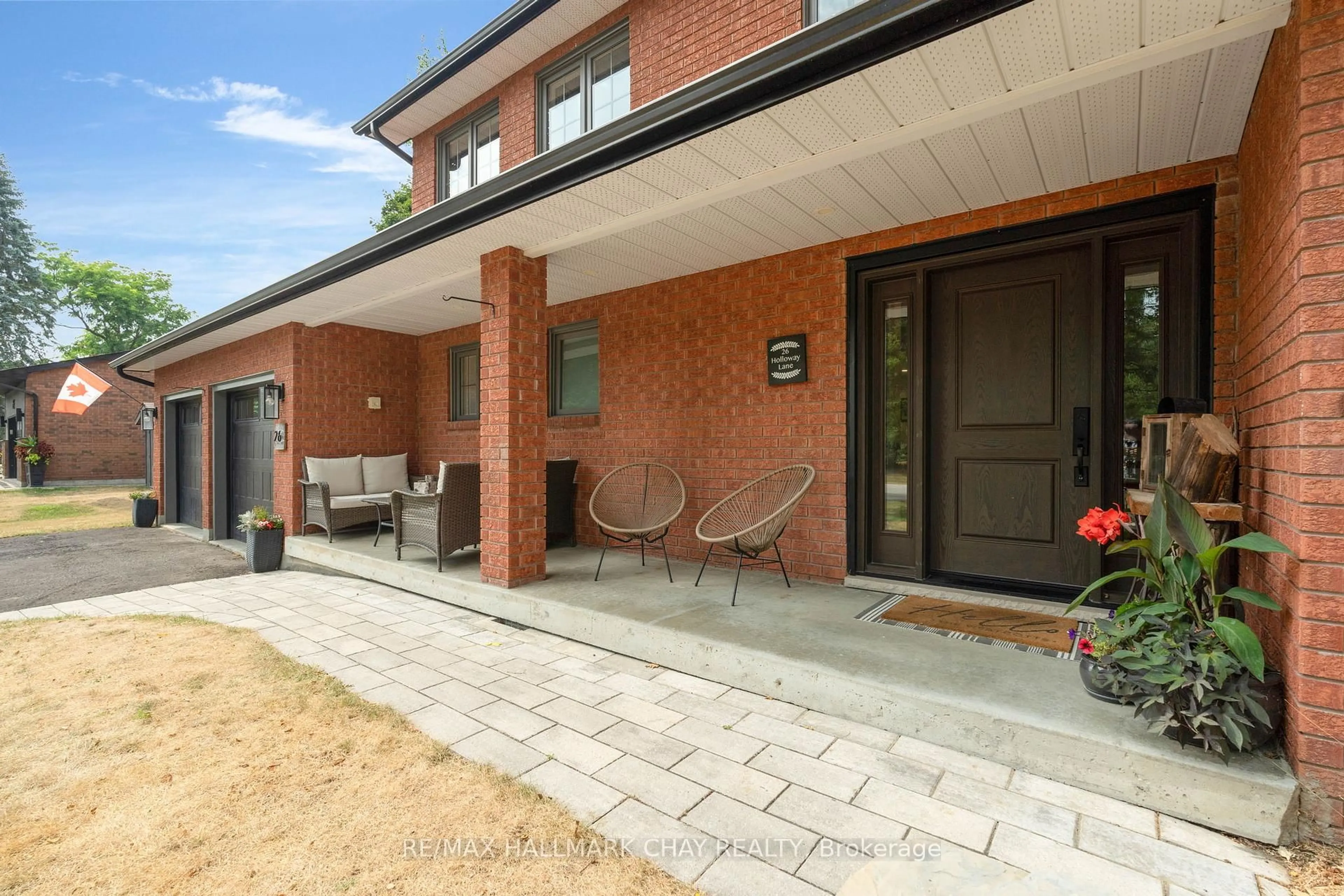 Home with brick exterior material, street for 26 Holloway Lane, Springwater Ontario L9X 0M7