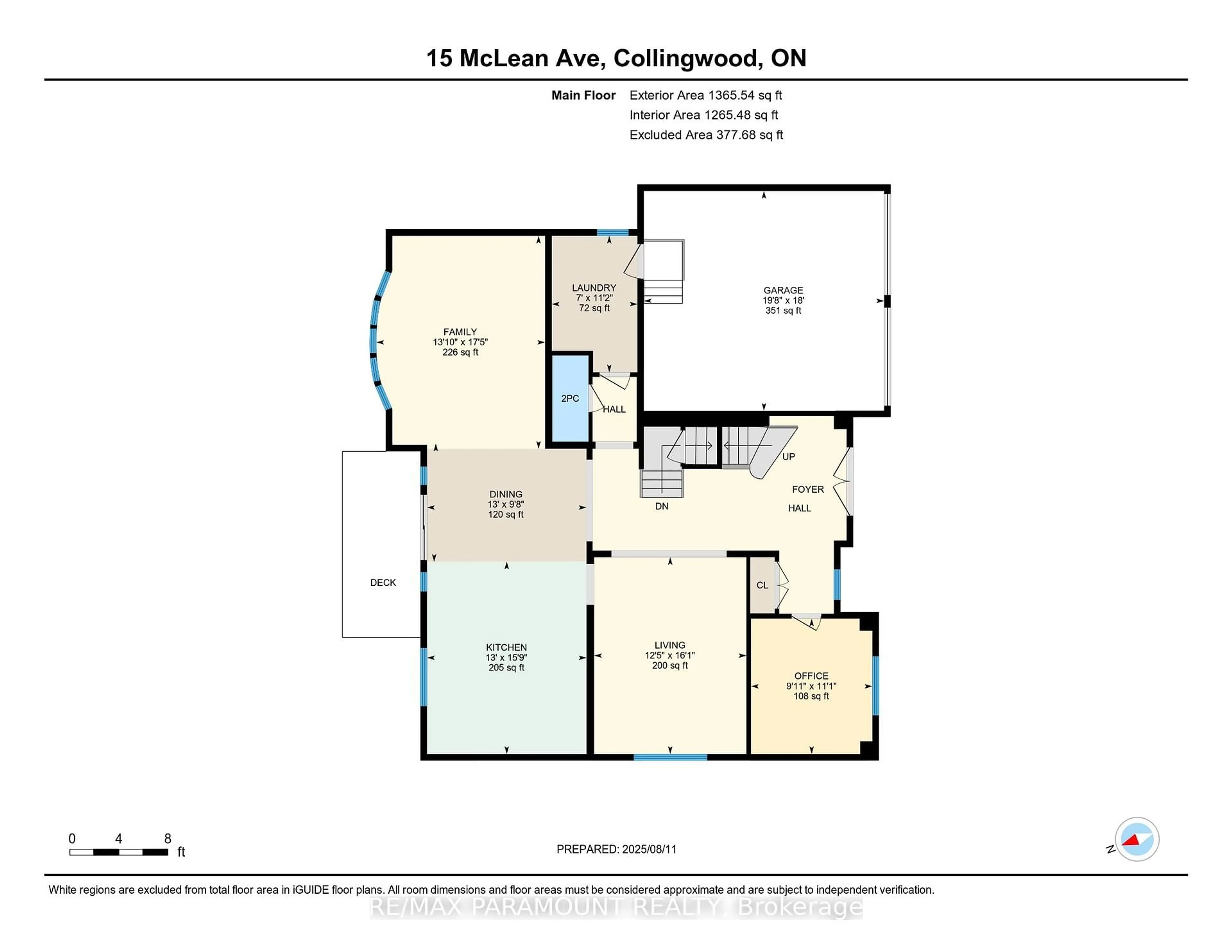 Floor plan for 15 Mclean Ave, Collingwood Ontario L9Y 3V2